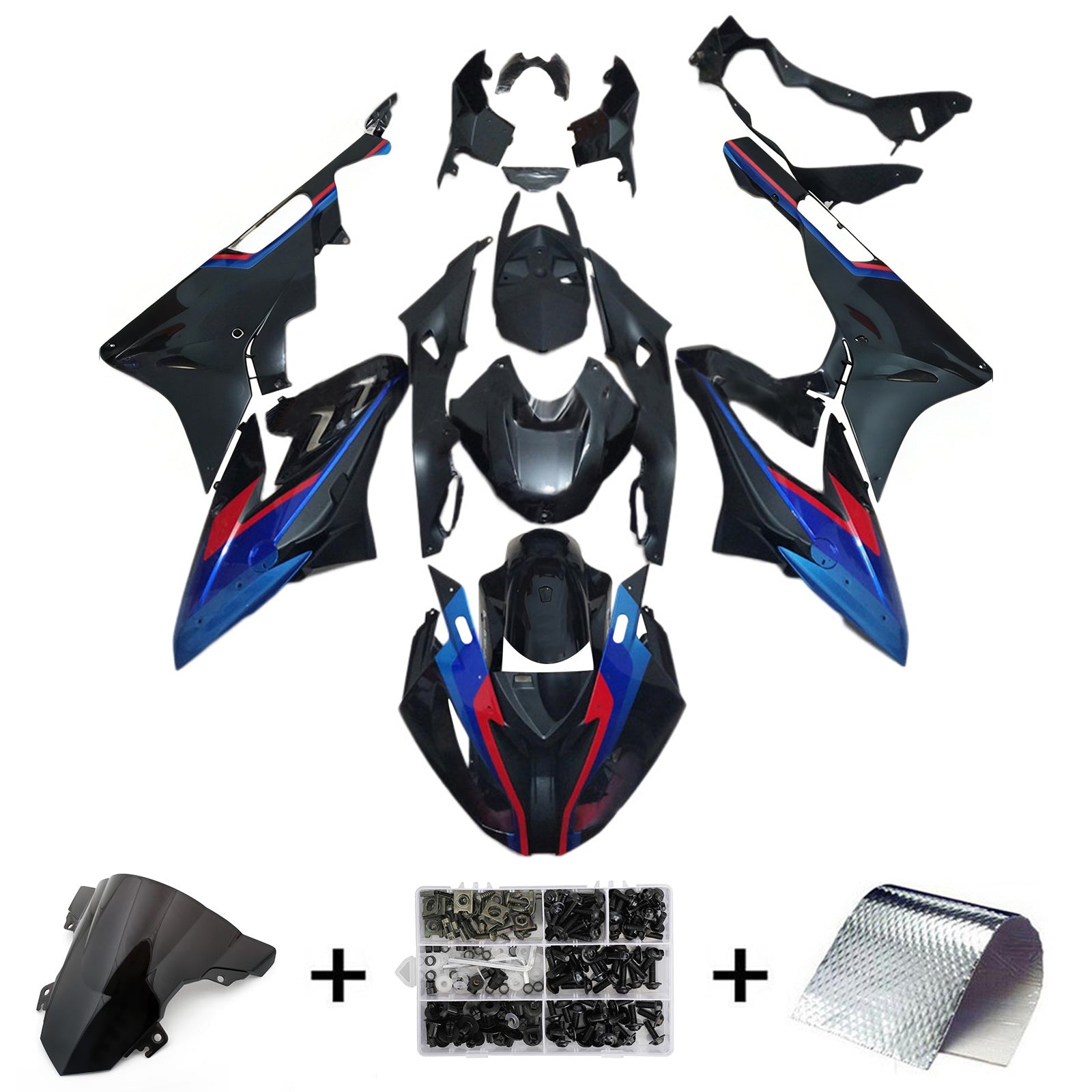 아모토파트 BMW S1000RR 2017-2018 페어링 키트 차체 플라스틱 ABS