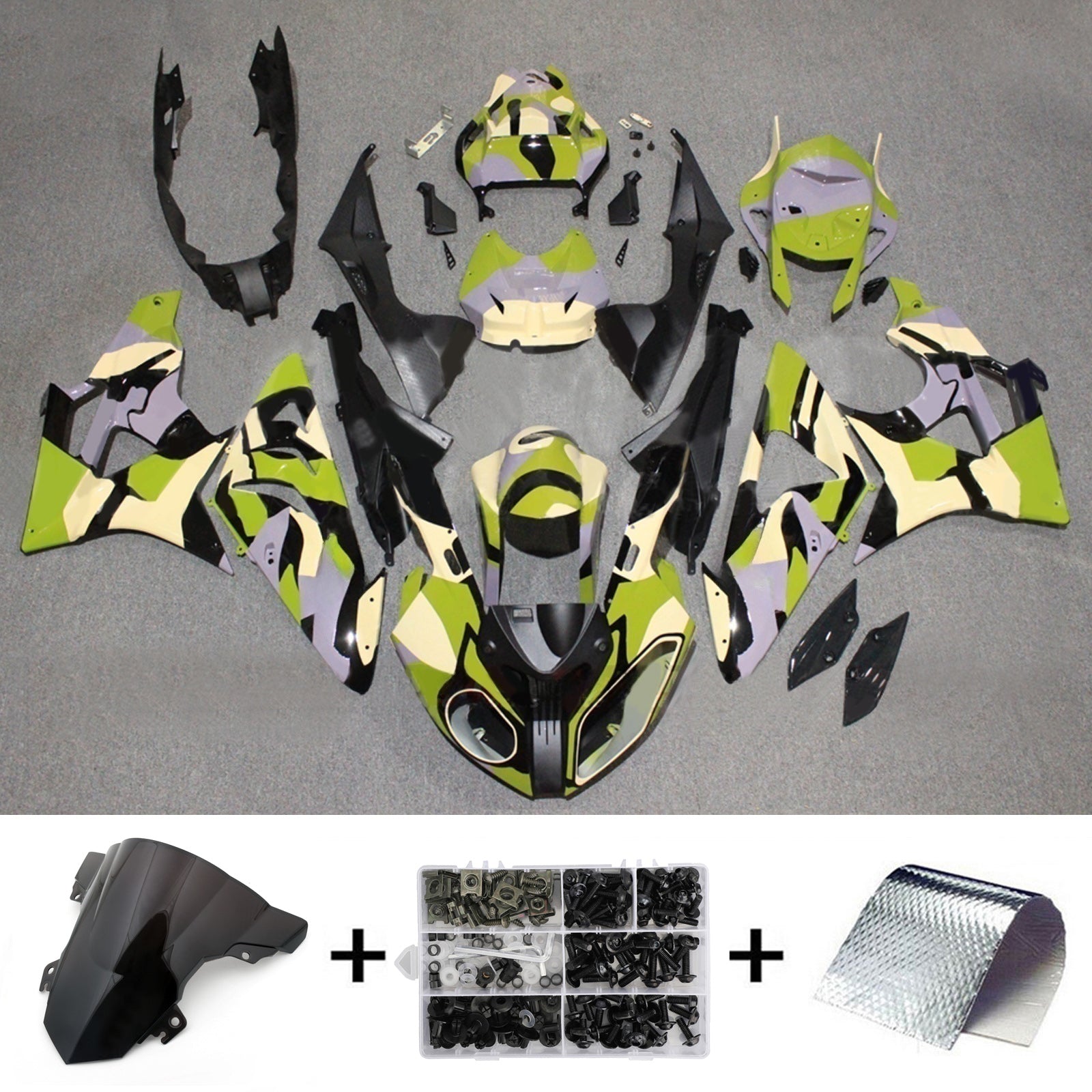 Injection Fairing Kit Bodywork Plastic ABS fit For BMW S1000RR 2017-2018