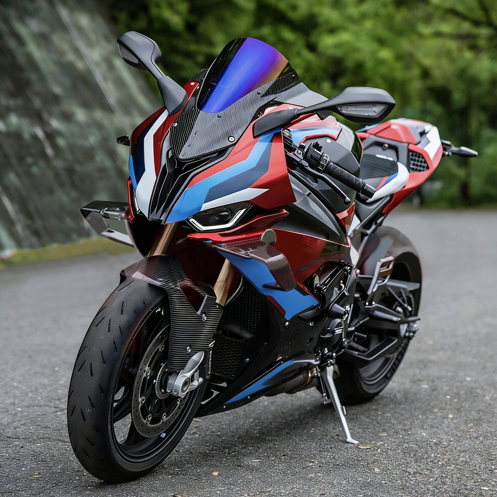 Kit de carenado de inyección Carrocería Plástico ABS apto para BMW S1000RR 2019-2022 Genérico