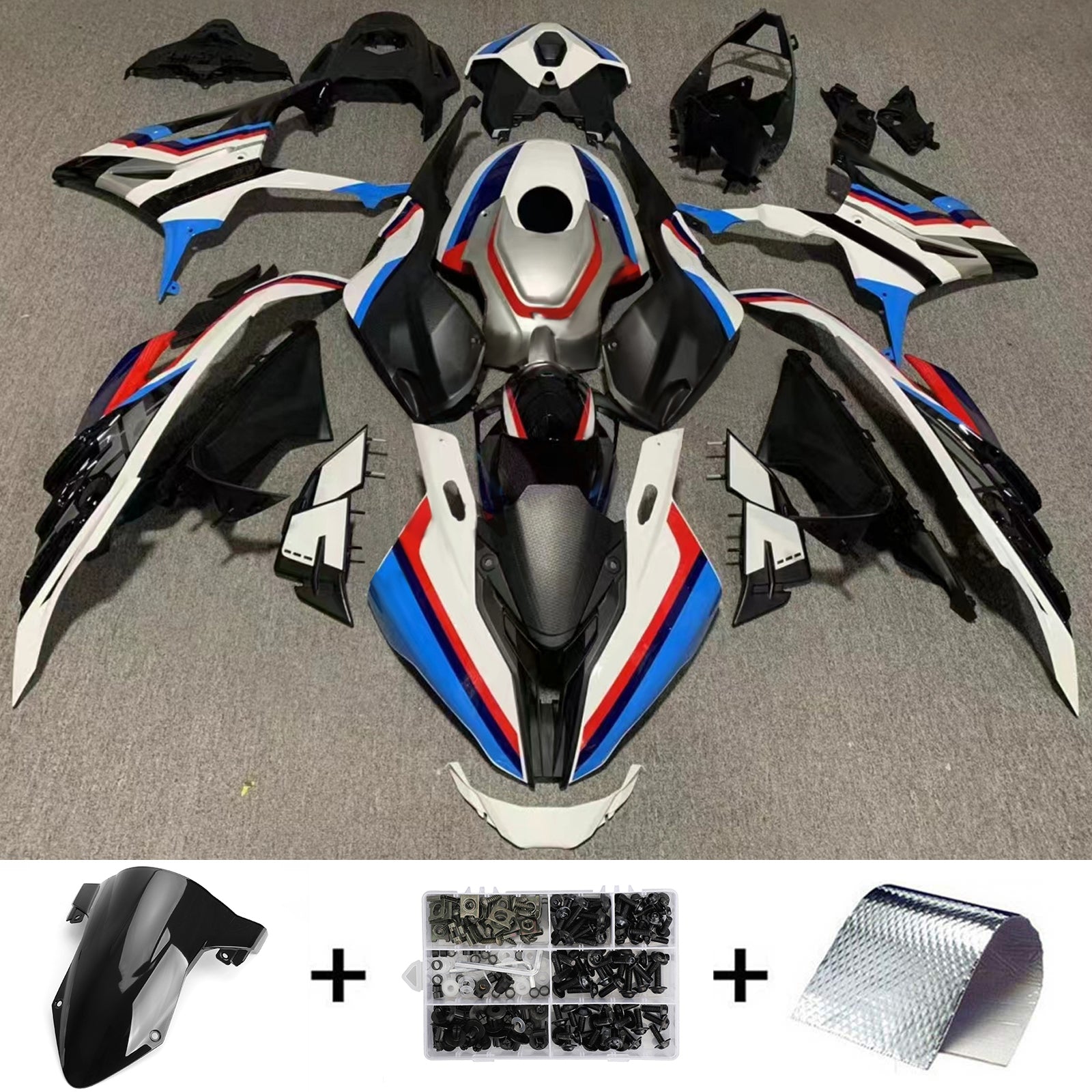 Injection Fairing Kit Bodywork Plastic ABS For BMW S1000RR 2023-2024