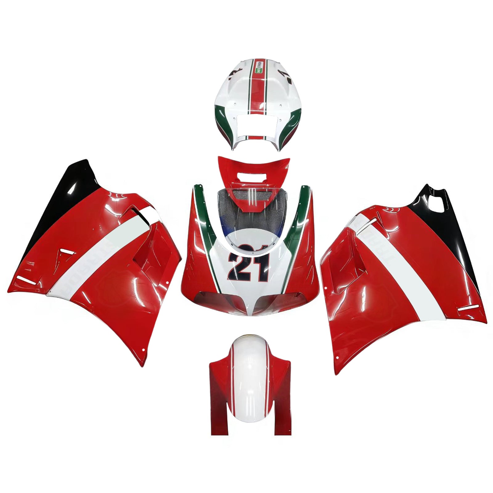 Fairing Kit Bodywork ABS fit For Ducati 996 748 1996-2002 Generic