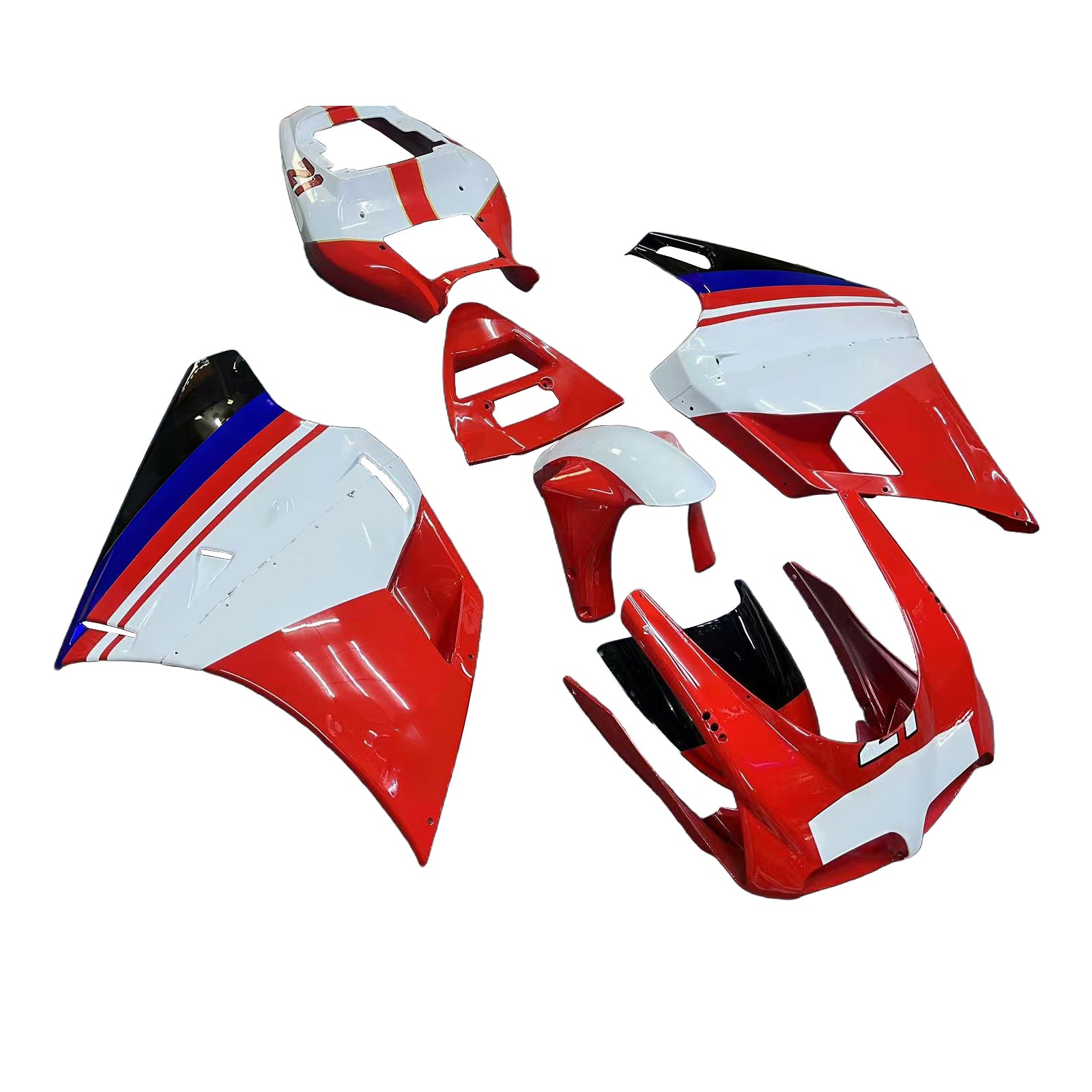 Amotopart Ducati 996 748 1996-2002 Fairing Kit Bodywork ABS