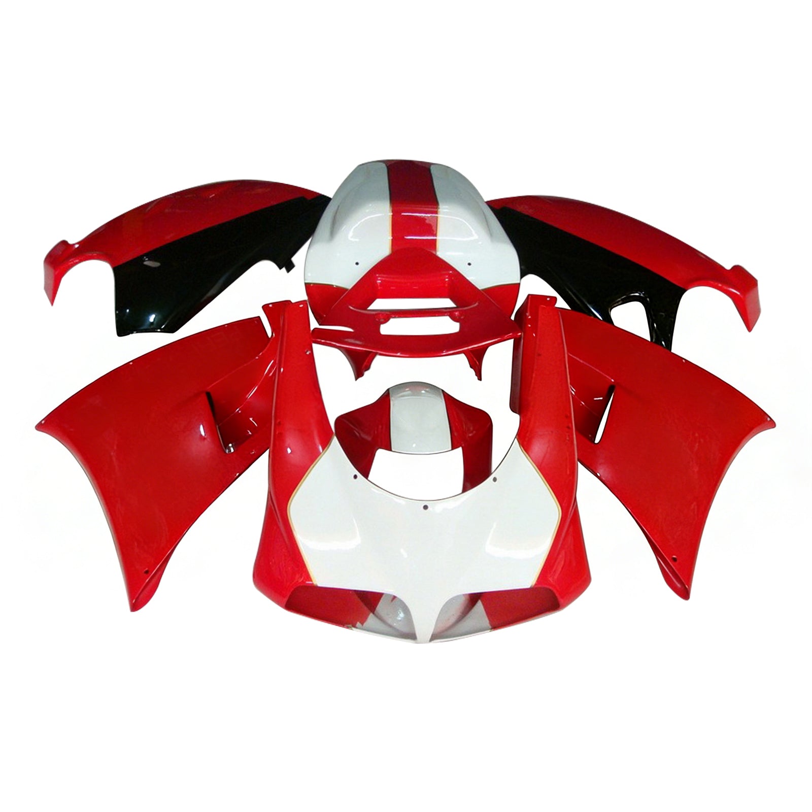 Amotopart Ducati 996 748 1996-2002 Fairing Kit Bodywork ABS