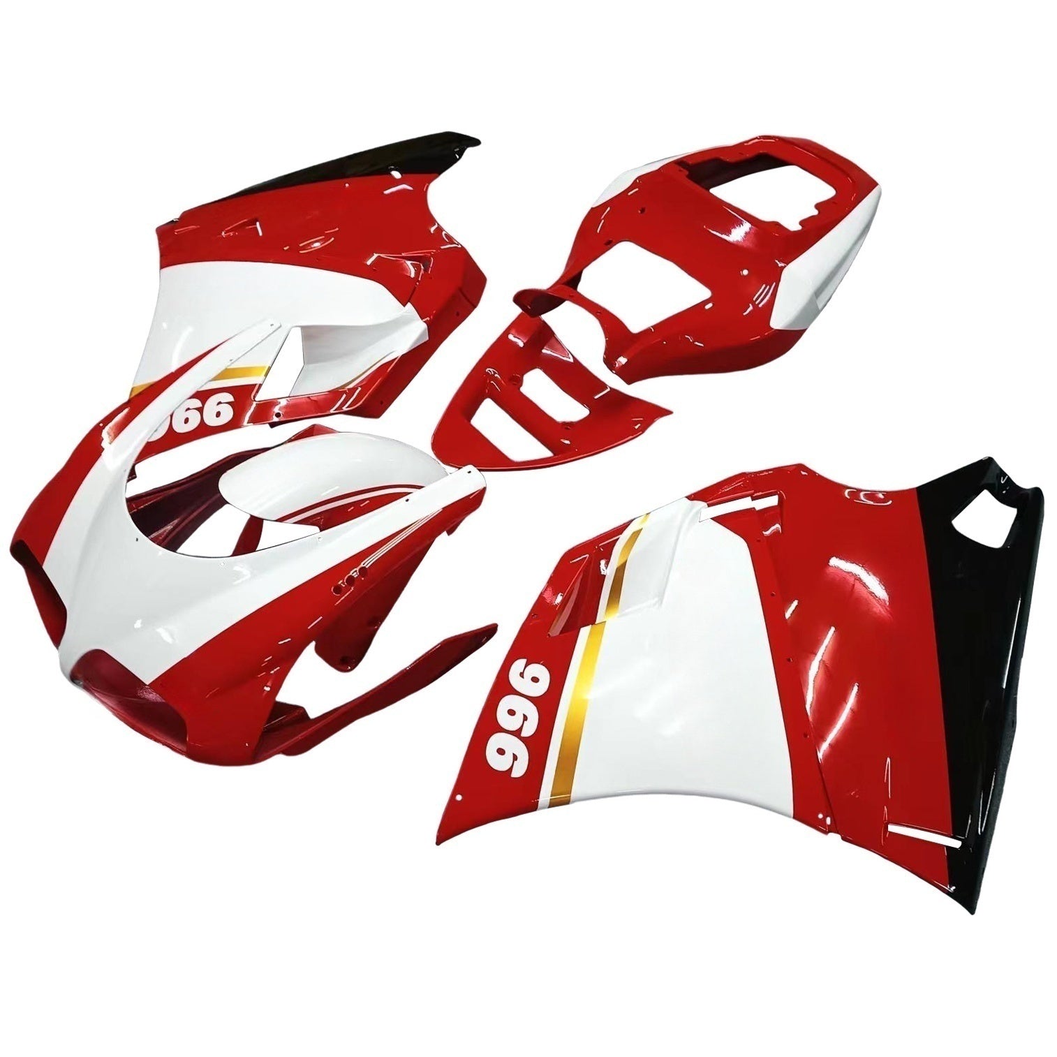 Amotopart Ducati 996 748 1996-2002 Fairing Kit Bodywork ABS