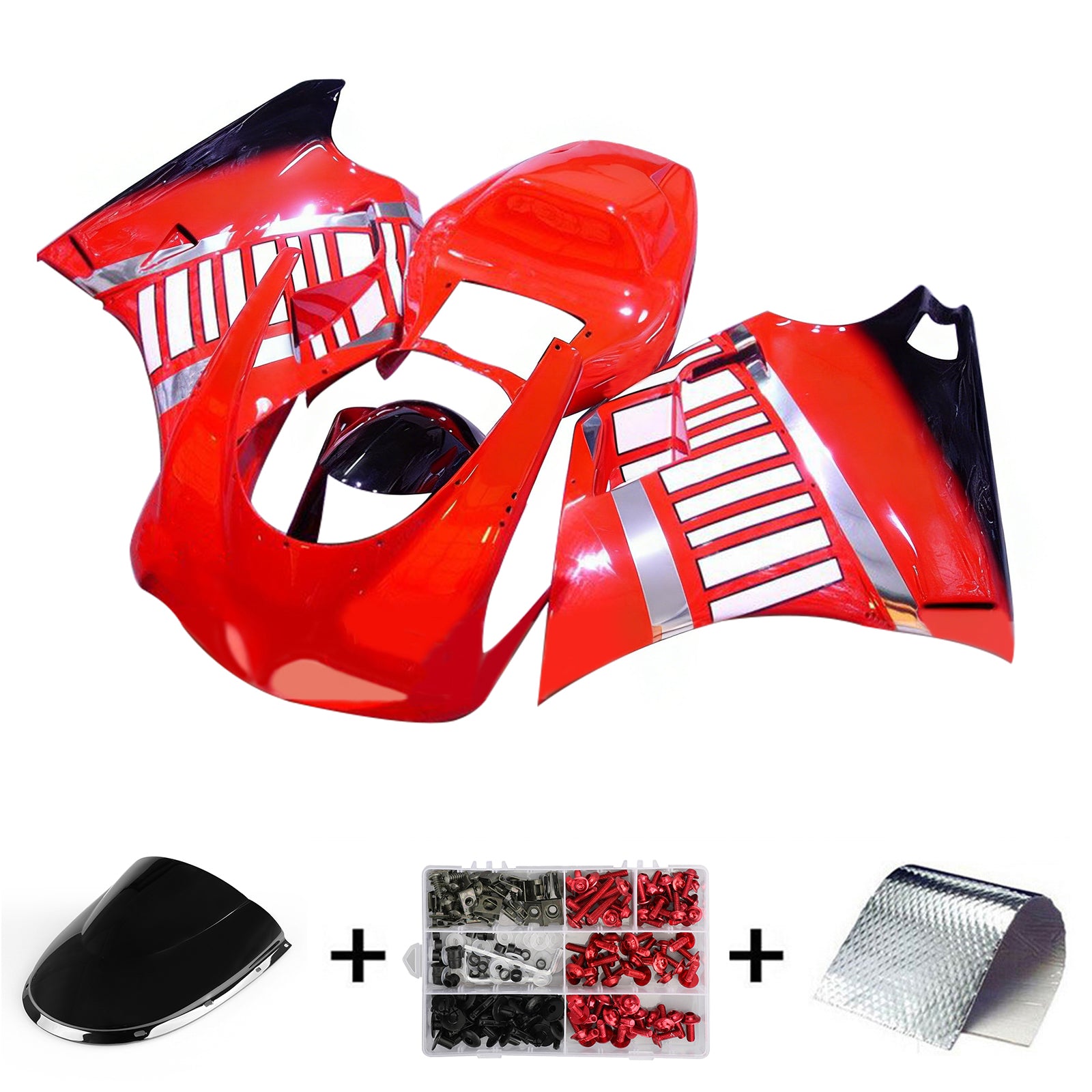 Amotopart Ducati 996 748 1996-2002 Fairing Kit Bodywork ABS