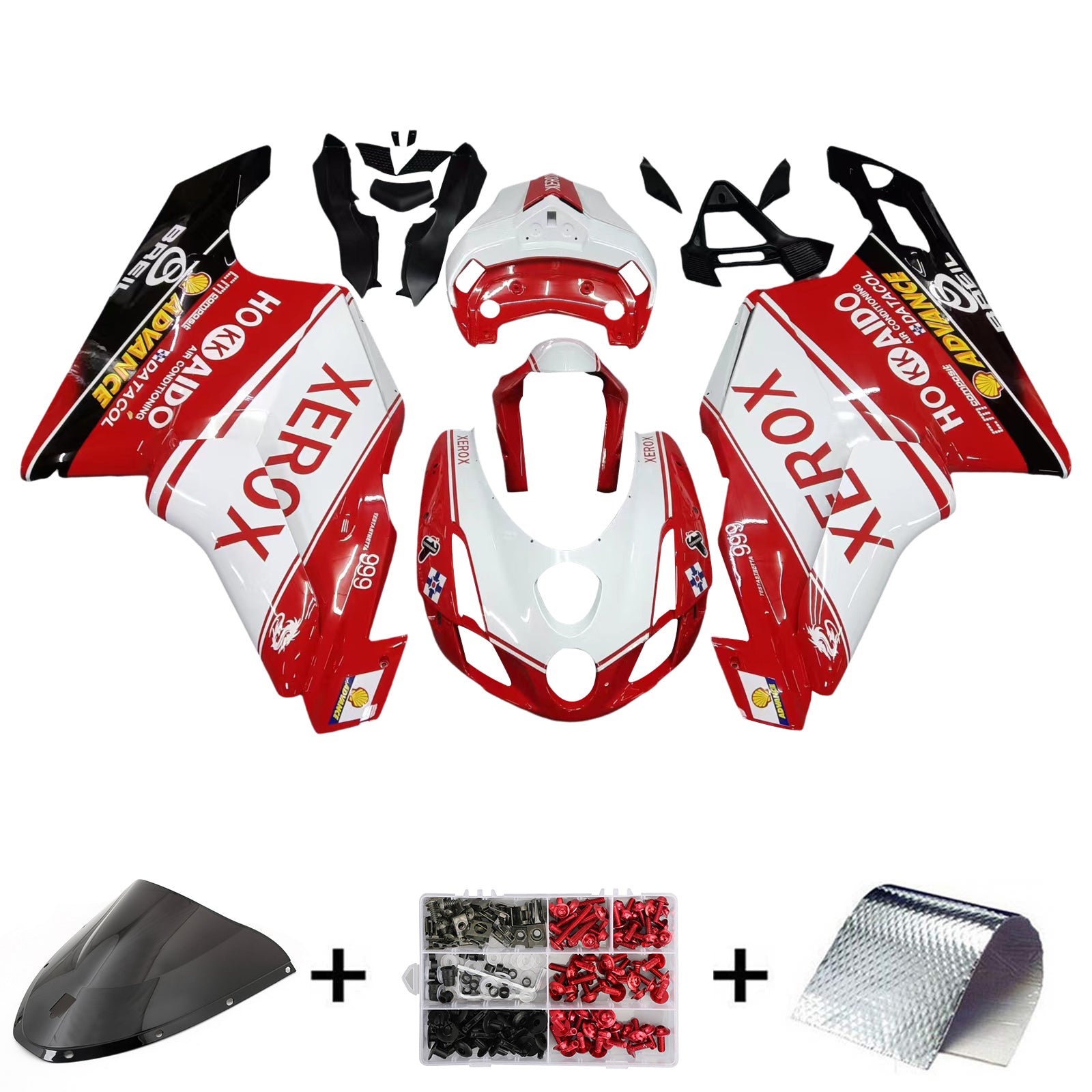 Fairing Kit Bodywork ABS fit For Ducati 999 749 2003 2004 Generic