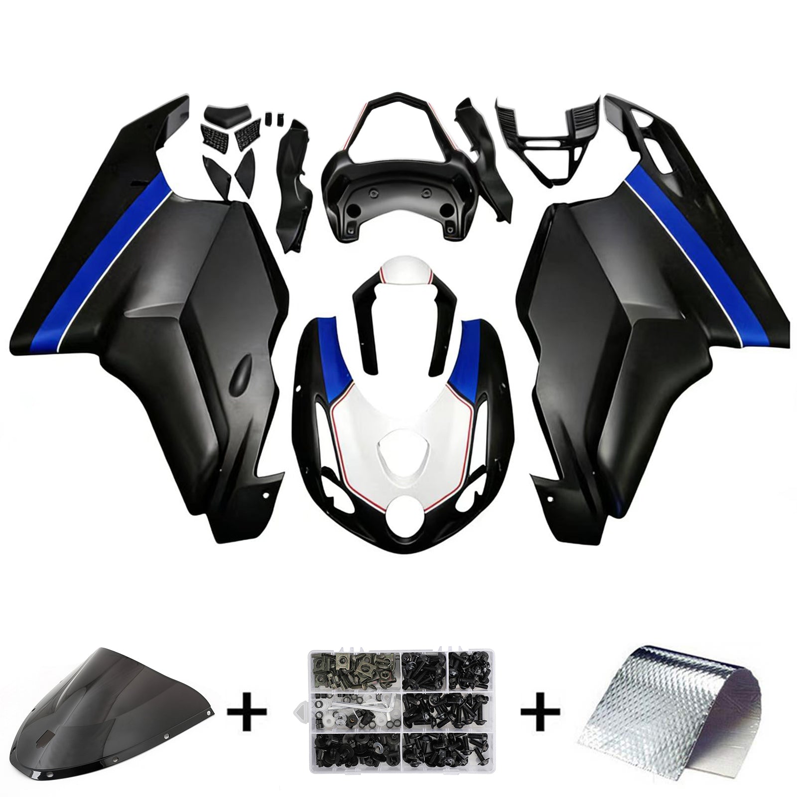 Fairing Kit Bodywork ABS fit For Ducati 999 749 2003 2004 Generic