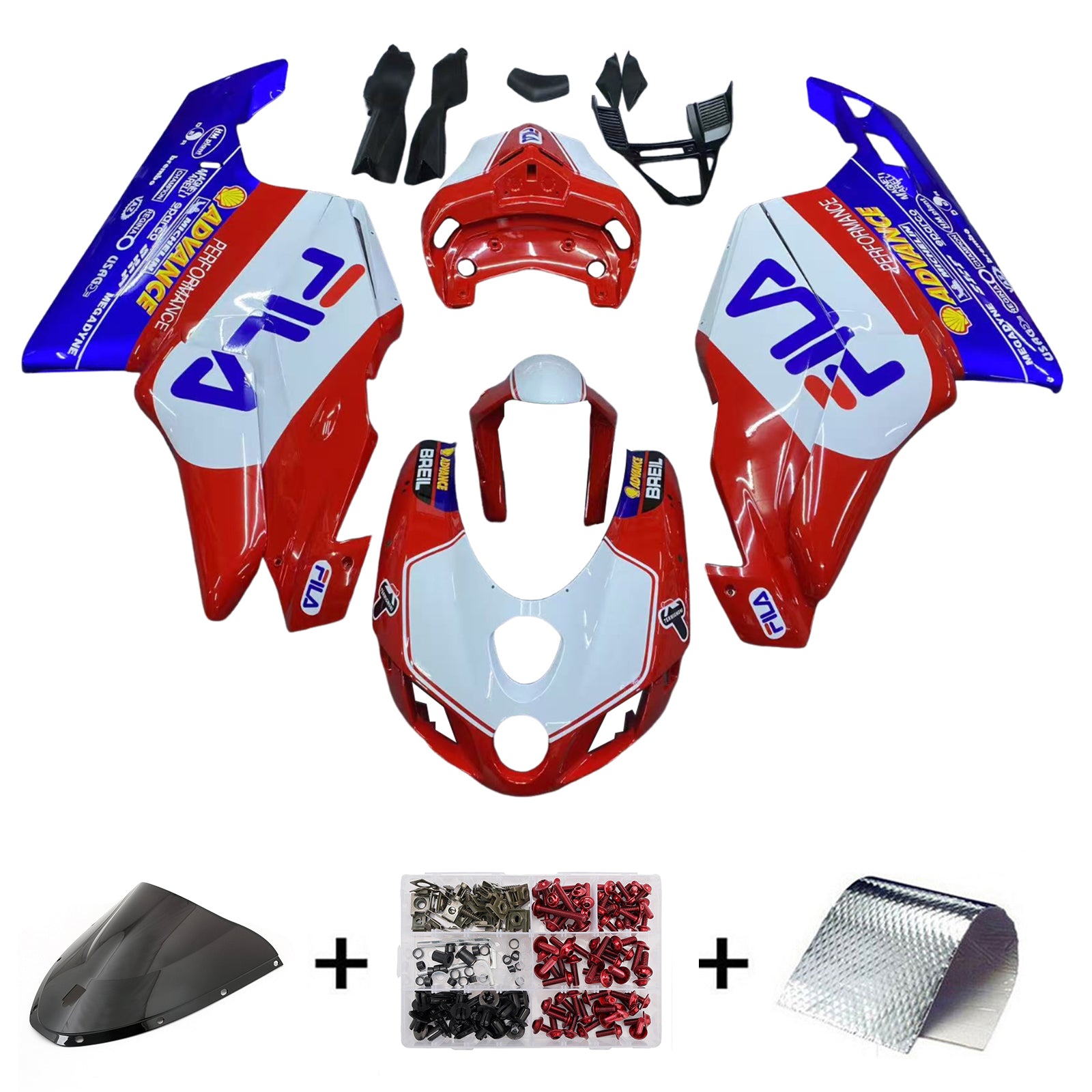 Fairing Kit Bodywork ABS fit For Ducati 999 749 2005 2006 Generic
