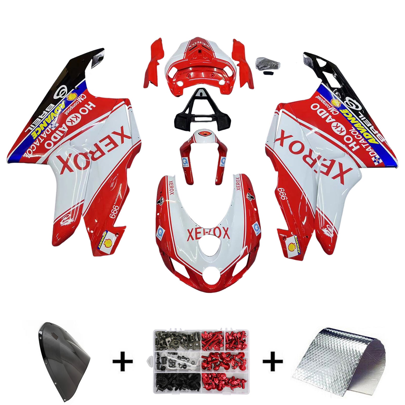 Ducati 999 749 2005 2006 Fairing Kit Bodywork ABS