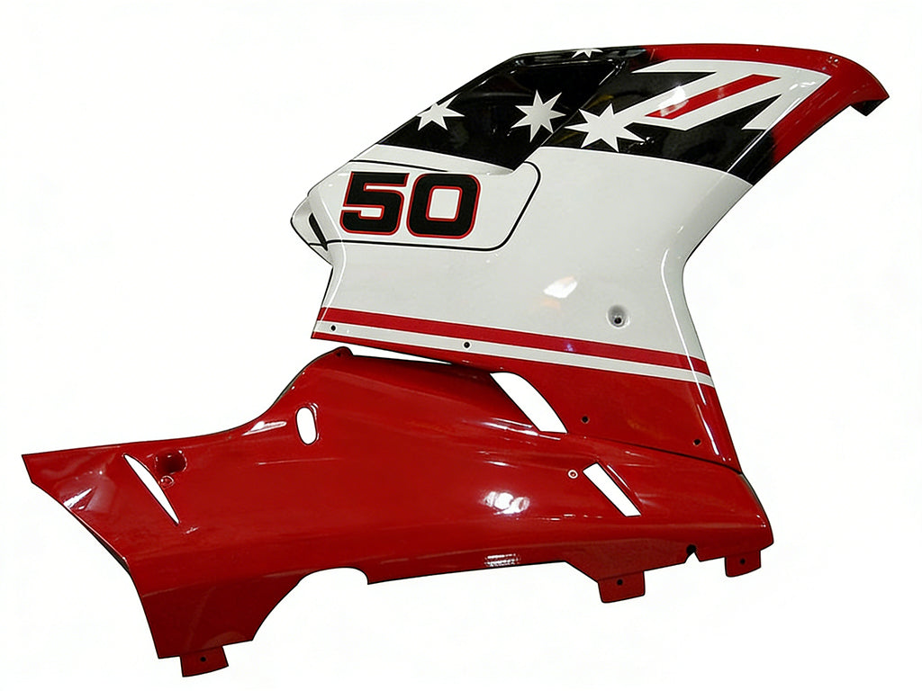 Fairings for 2007-2012 Ducati 1098 1198 848 Red & White Xerox No.50  Generic