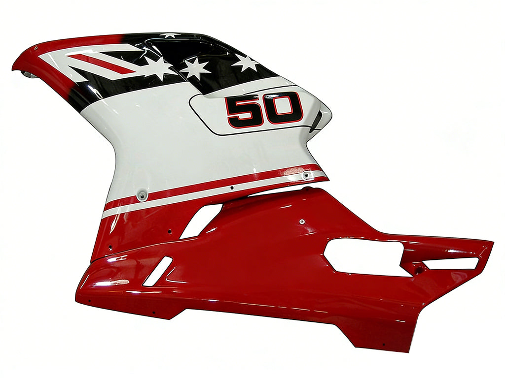 Fairings for 2007-2012 Ducati 1098 1198 848 Red & White Xerox No.50  Generic