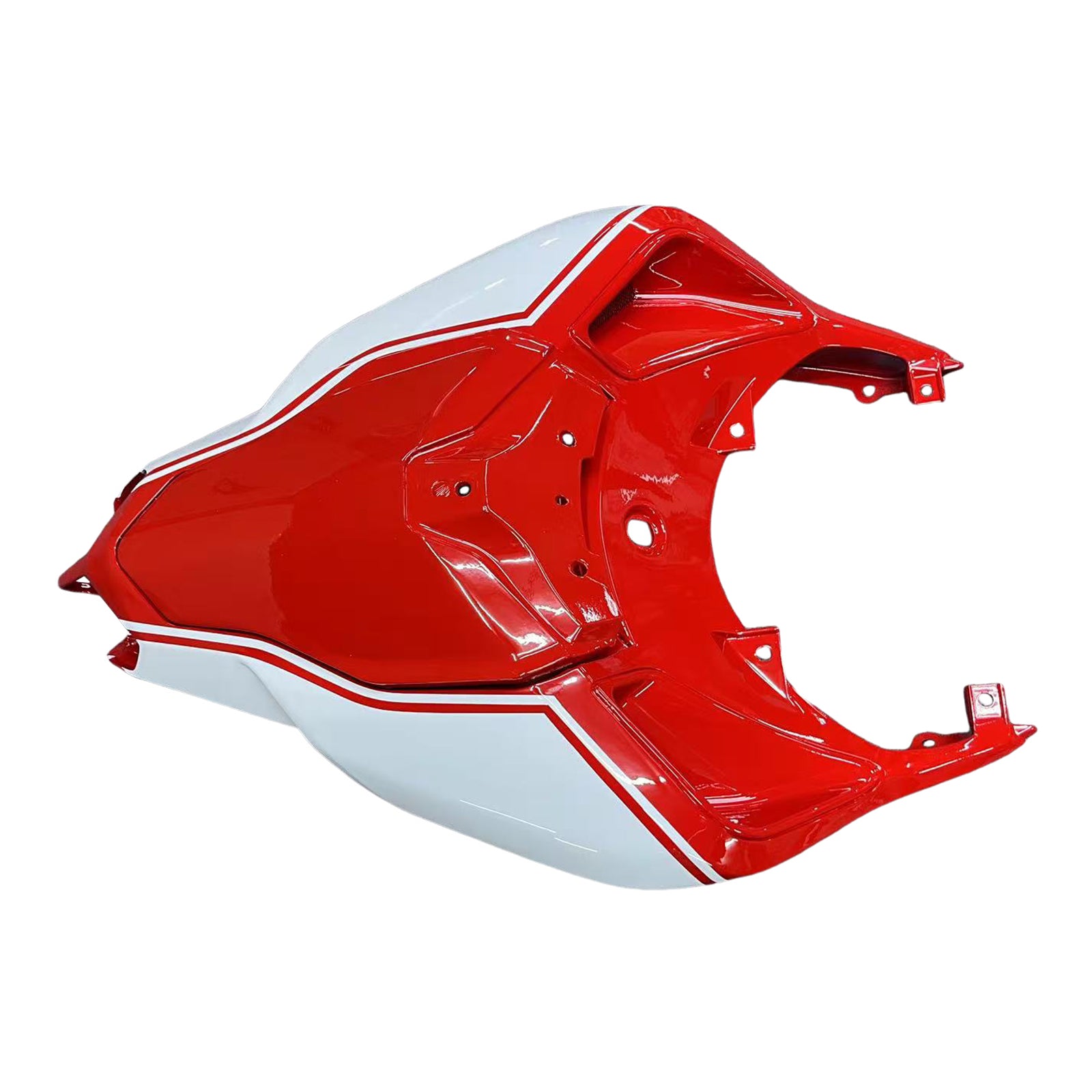 Fairings for 2007-2012 Ducati 1098 1198 848 Red & White Xerox  Generic