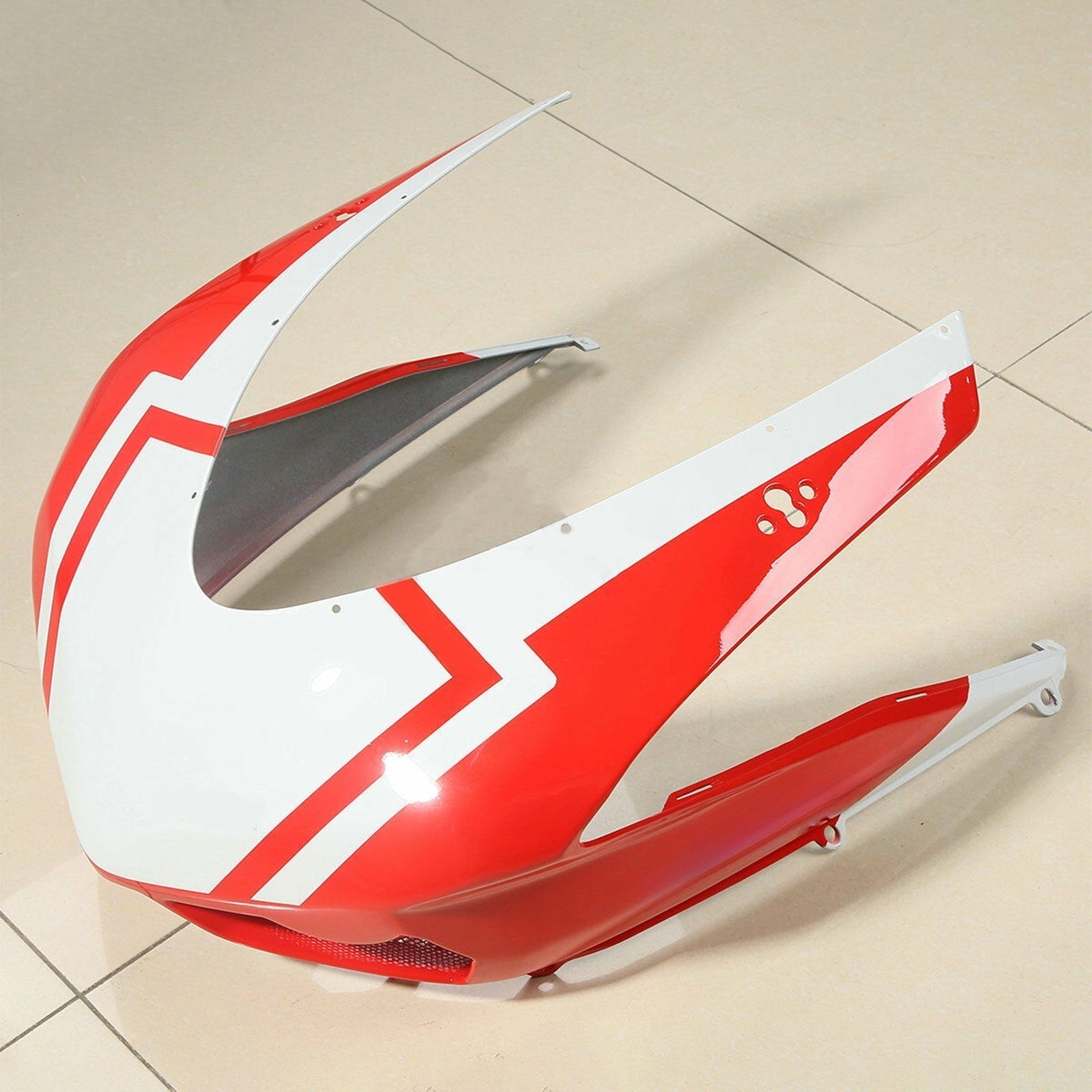 Kit de carrocería de carenado para DUCATI 1098 848 1198 2007-2012 2008 2009 Rojo Blanco Genérico