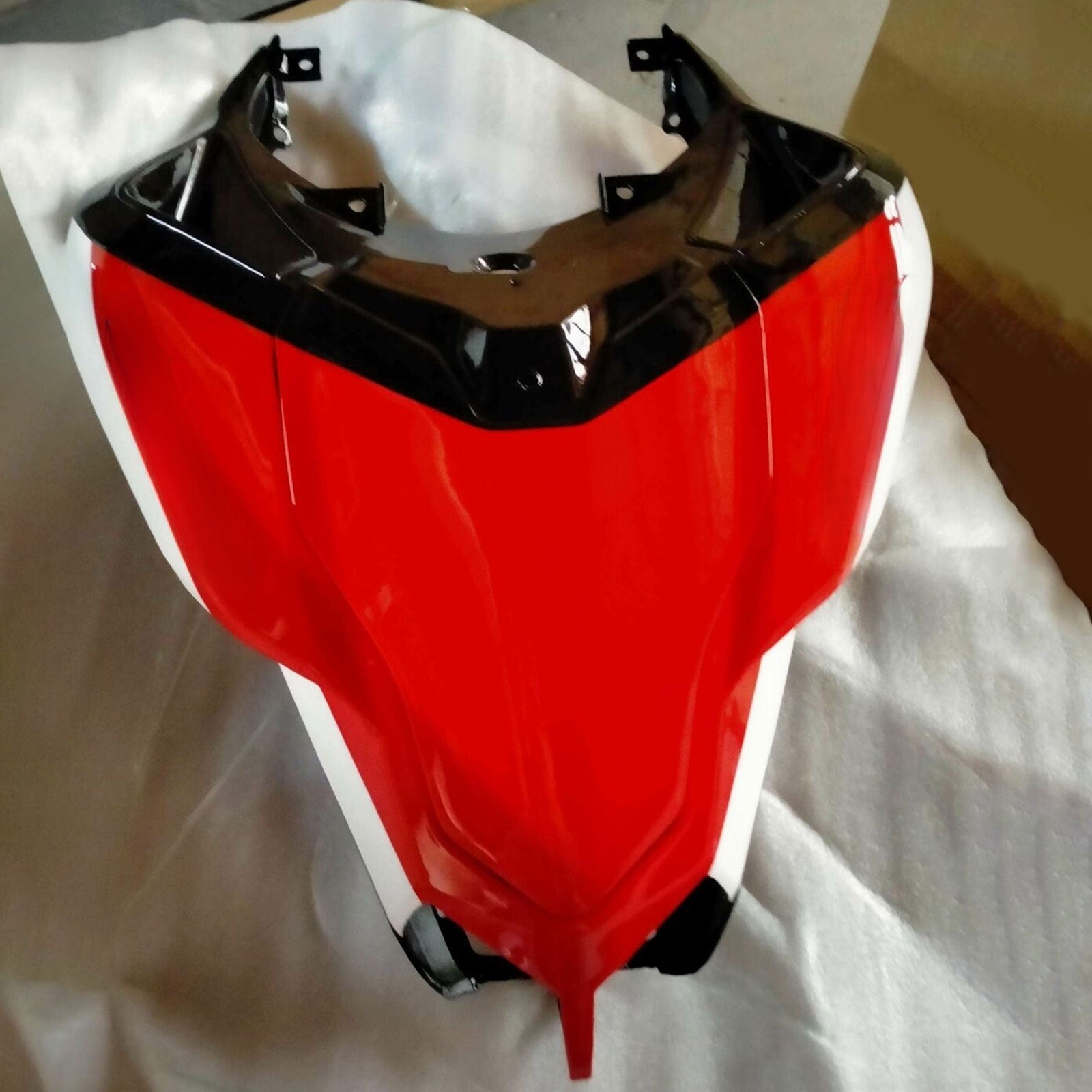Kit de carrocería de carenado para DUCATI 1098 848 1198 2007-2012 2008 2009 Rojo Blanco Genérico