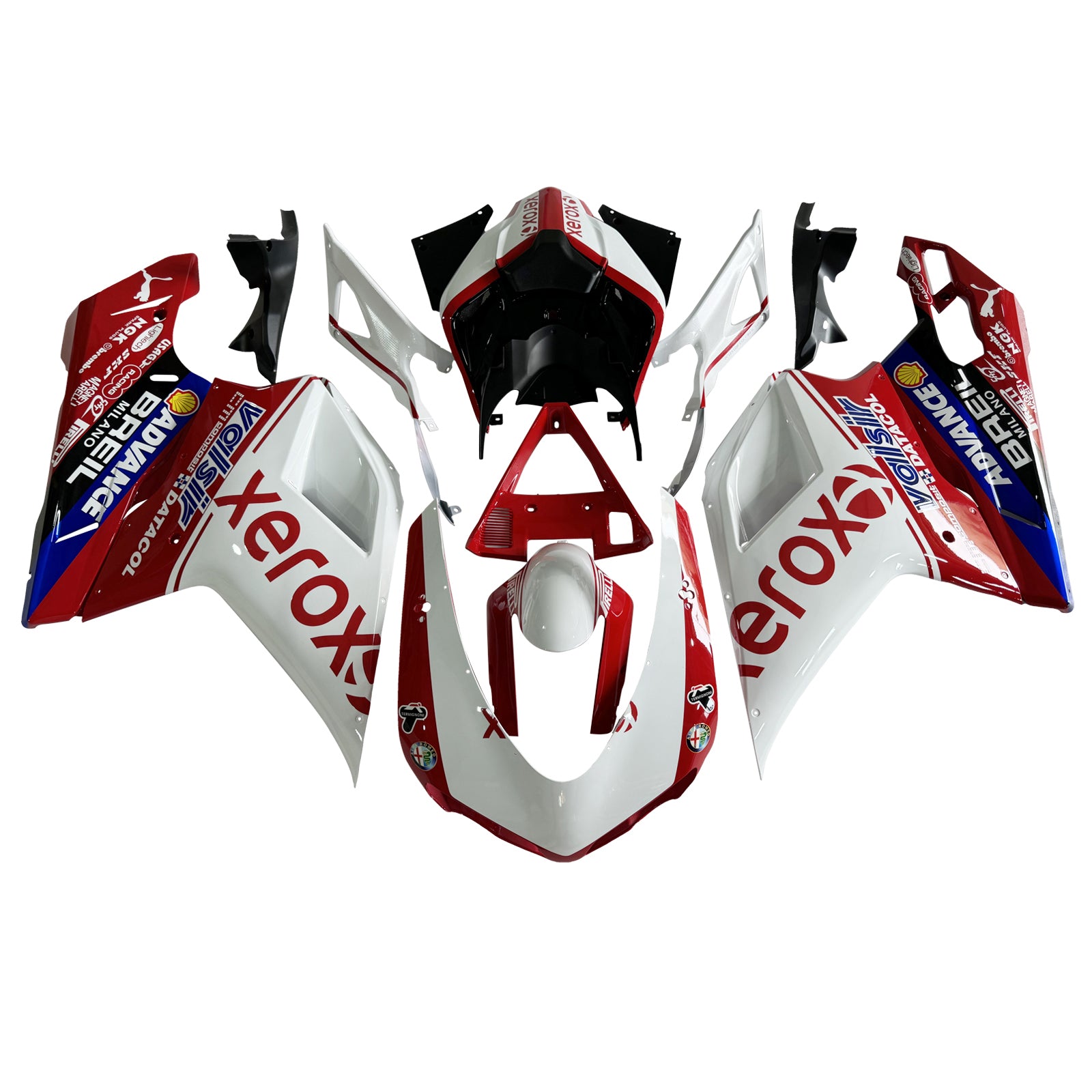 Fairing Kit Bodywork ABS fit For Ducati 1098 1198 848 2007-2011 Generic