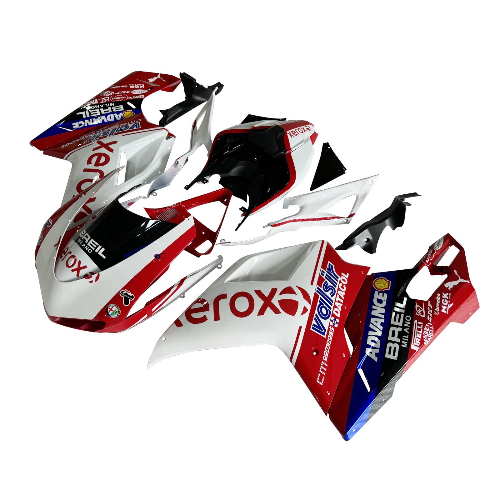 Fairing Kit Bodywork ABS fit For Ducati 1098 1198 848 2007-2011 Generic