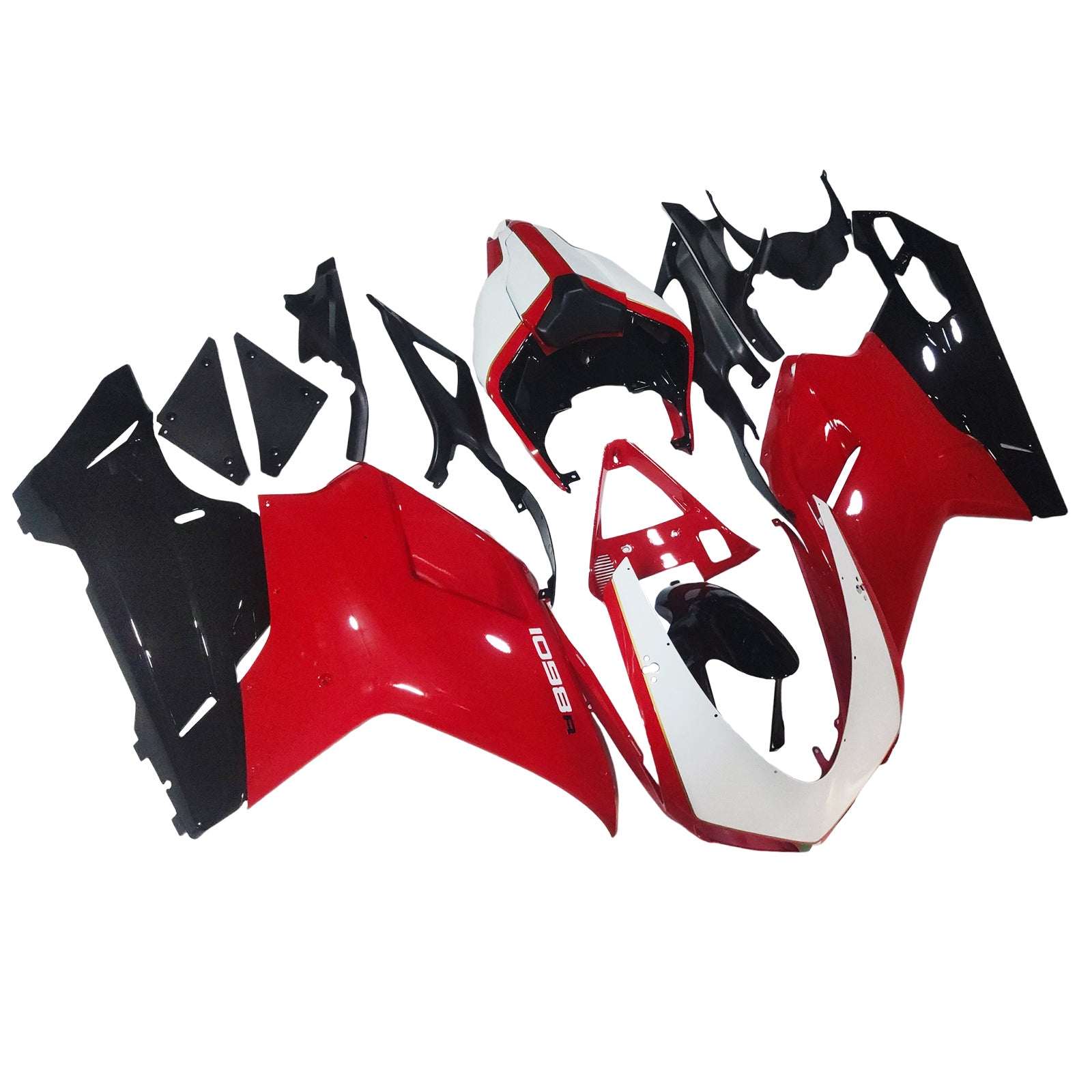 Ducati 1098 1198 848 2007-2011 Fairing Kit Bodywork ABS