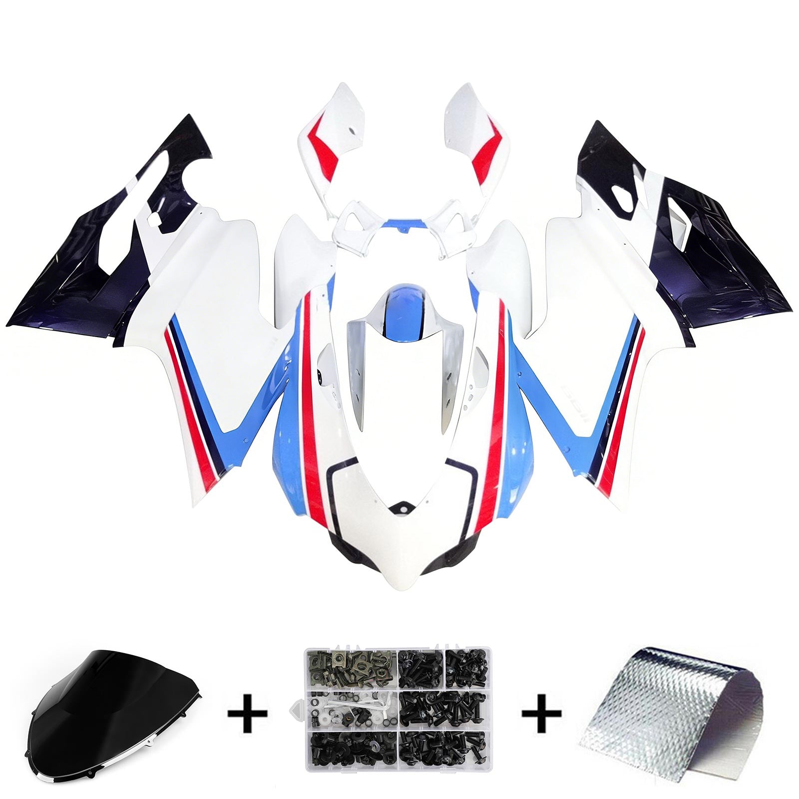 Ducati 1098 1198 848 2007-2011 Fairing Kit Bodywork ABS