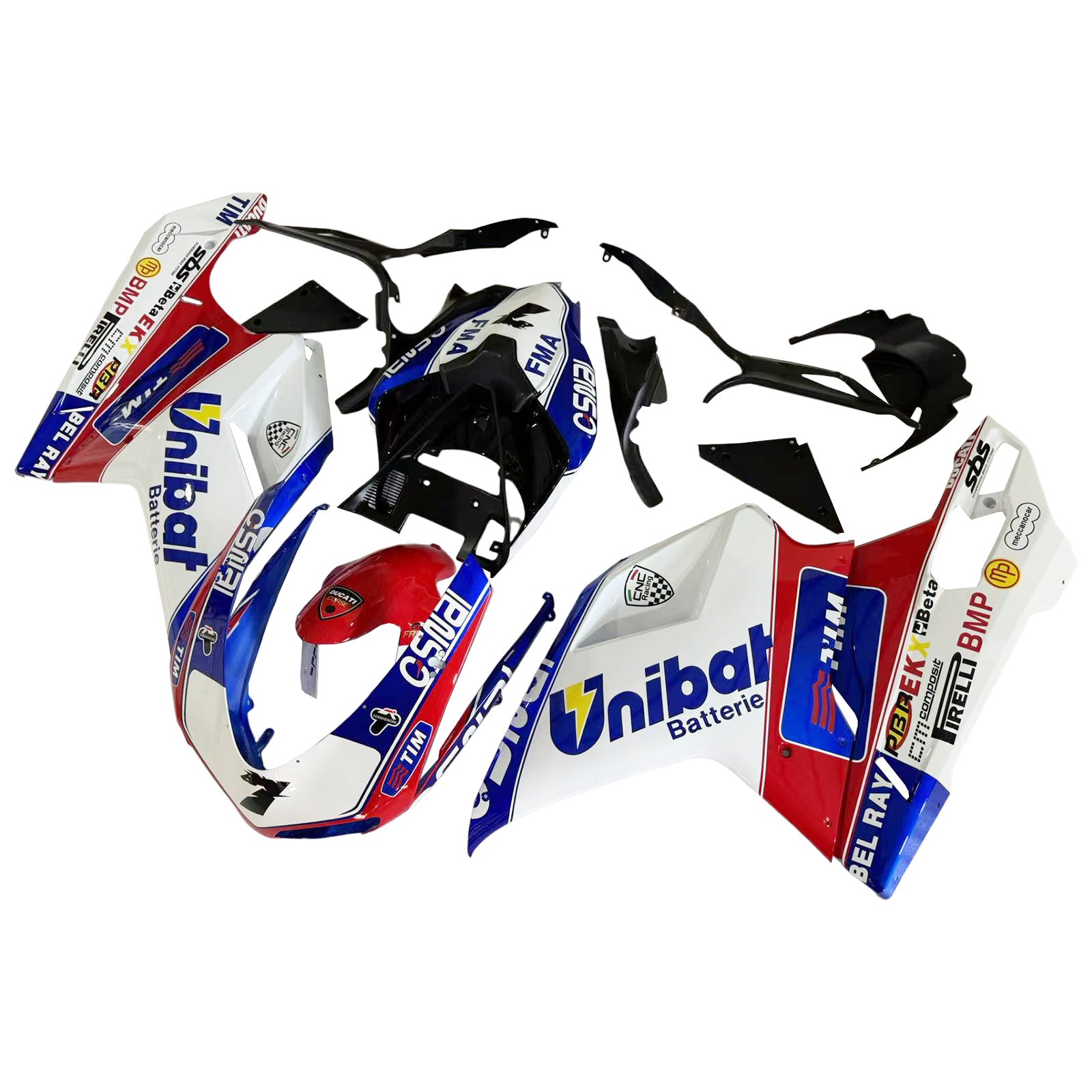 Ducati 1098 1198 848 2007-2011 Fairing Kit Bodywork ABS