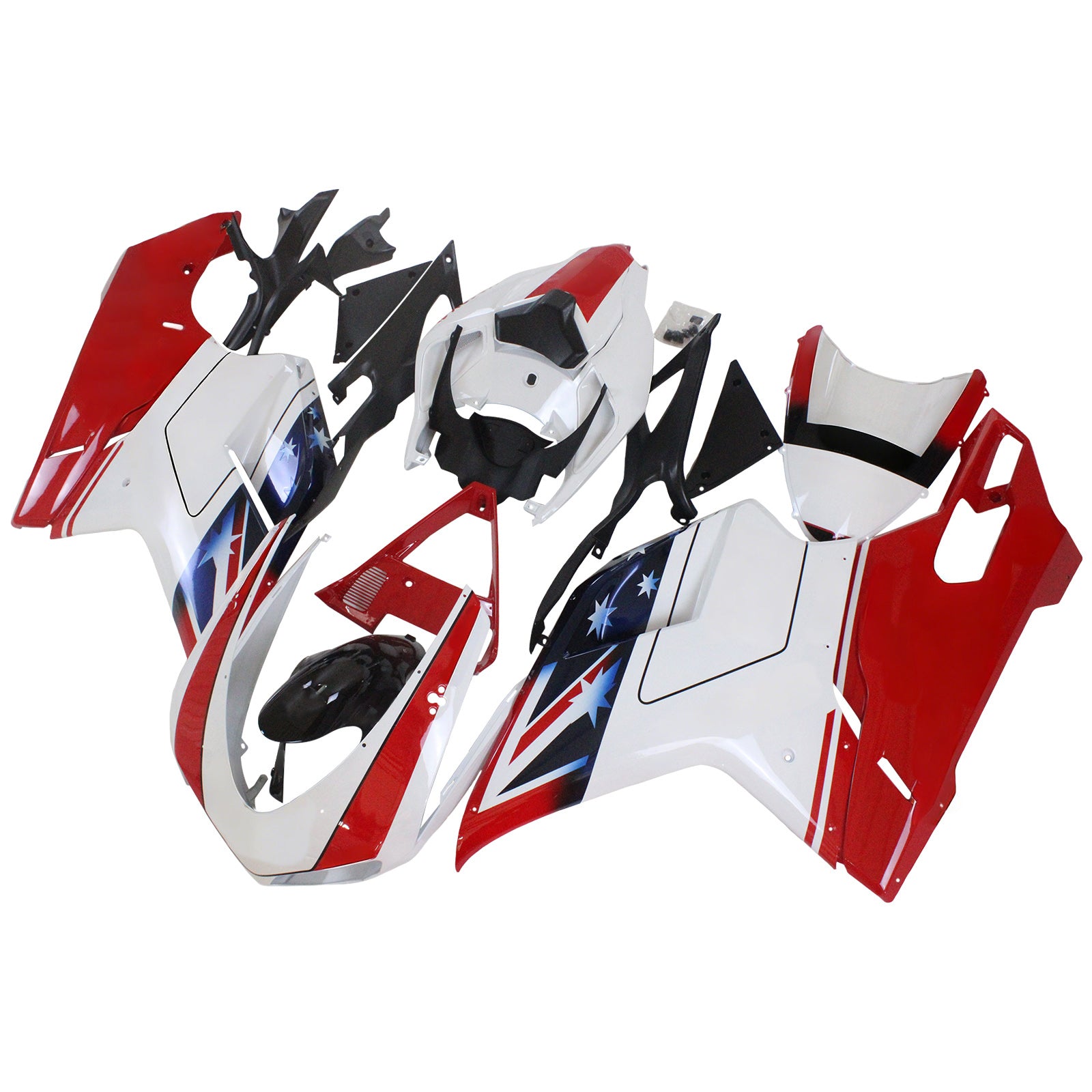 Fairing Kit Bodywork ABS fit For Ducati 1098 1198 848 2007-2011