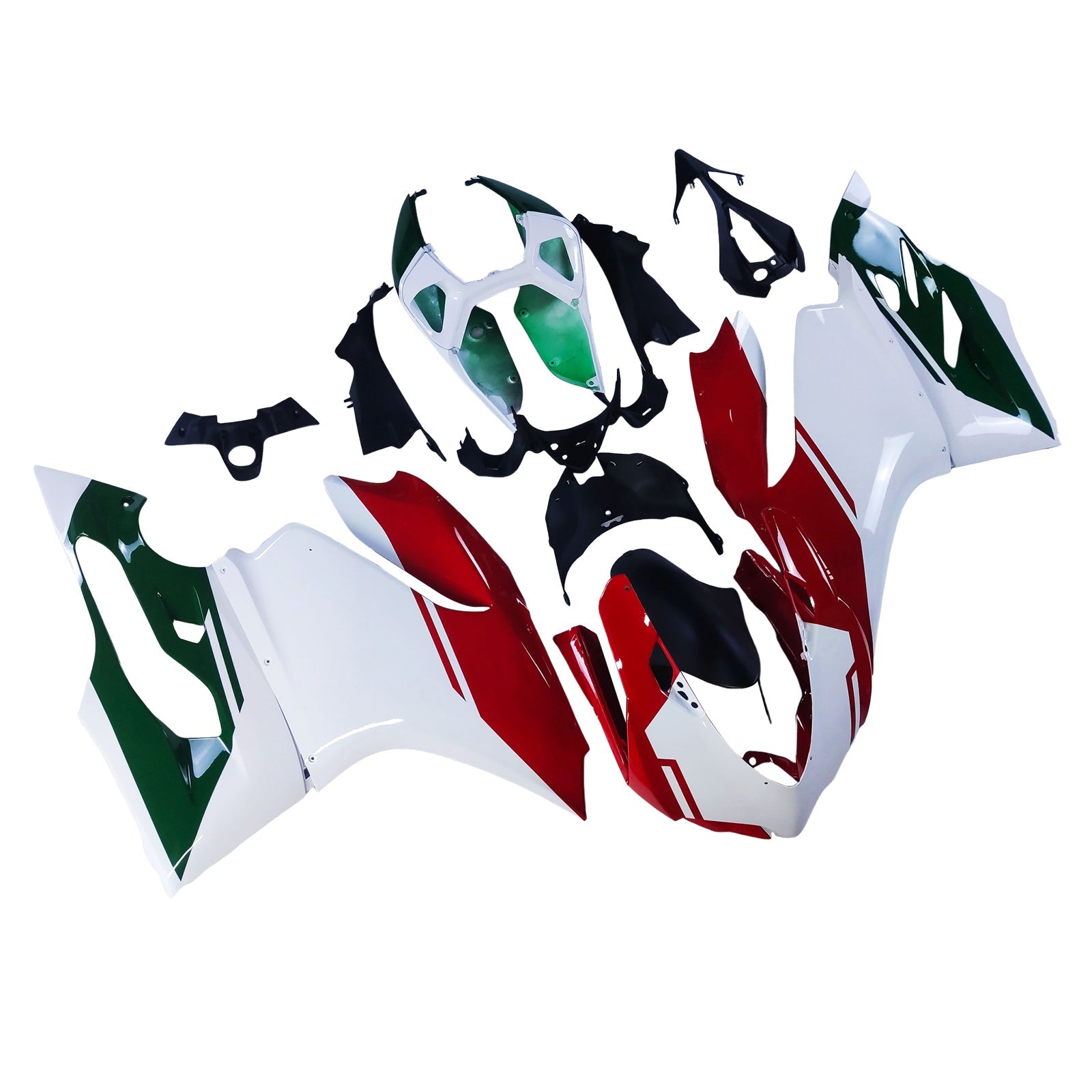 Kit de carenado Carrocería ABS apto para Ducati 1199 899 2012-2014 Genérico