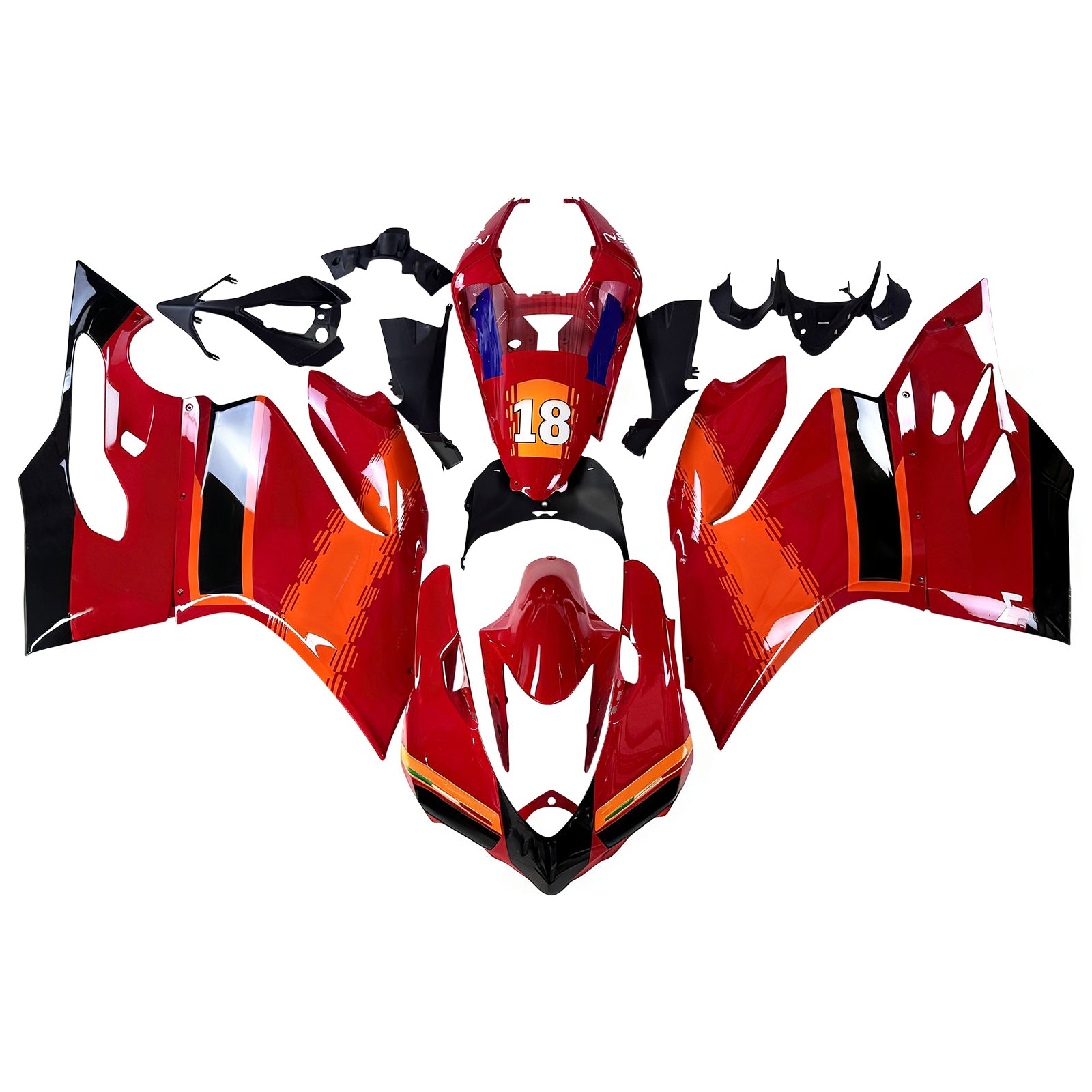 Injection Fairing Kit Bodywork Plastic ABS fit For Ducati 1199 2012-2015