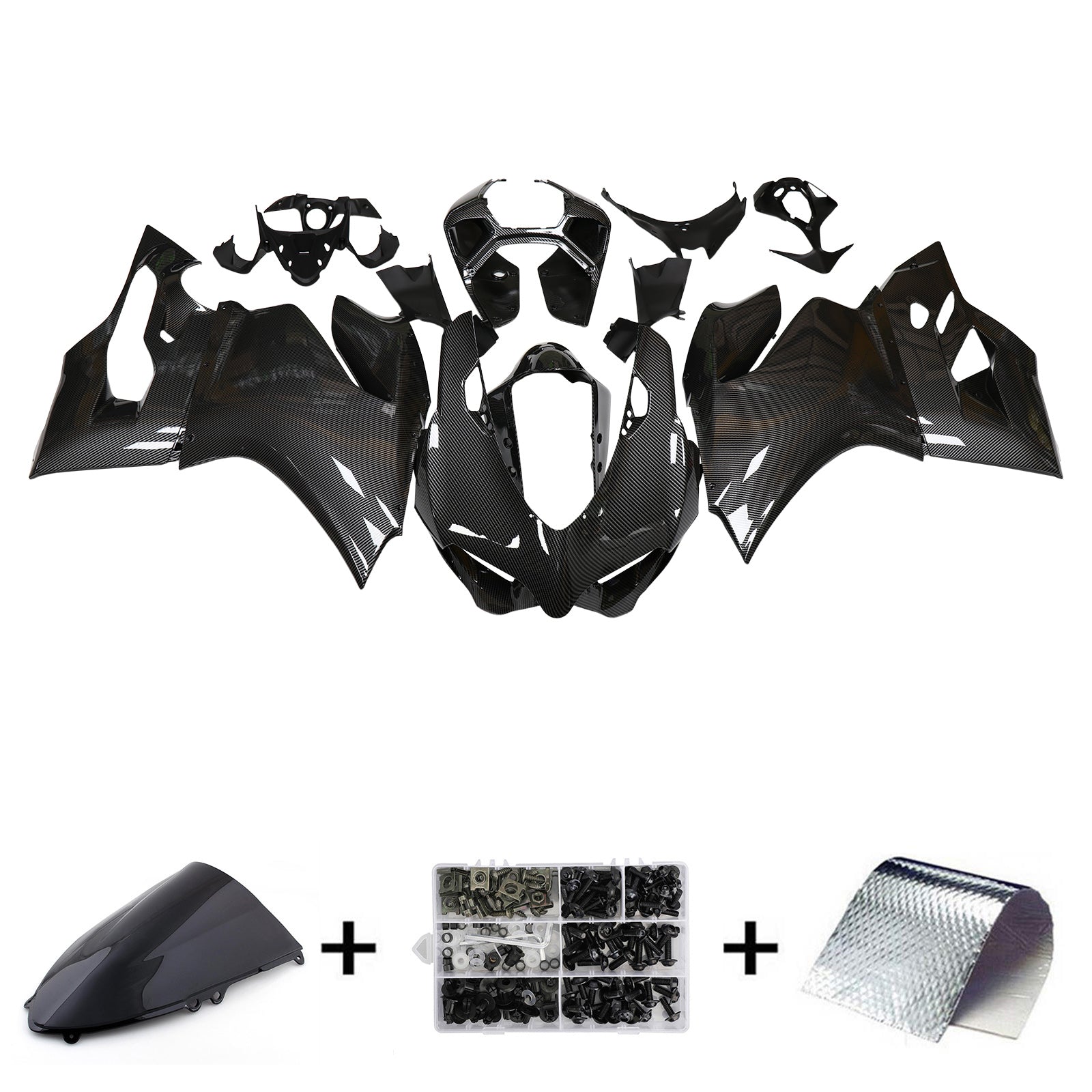 Injection Fairing Kit Bodywork Plastic ABS fit For Ducati 1199 2012-2015