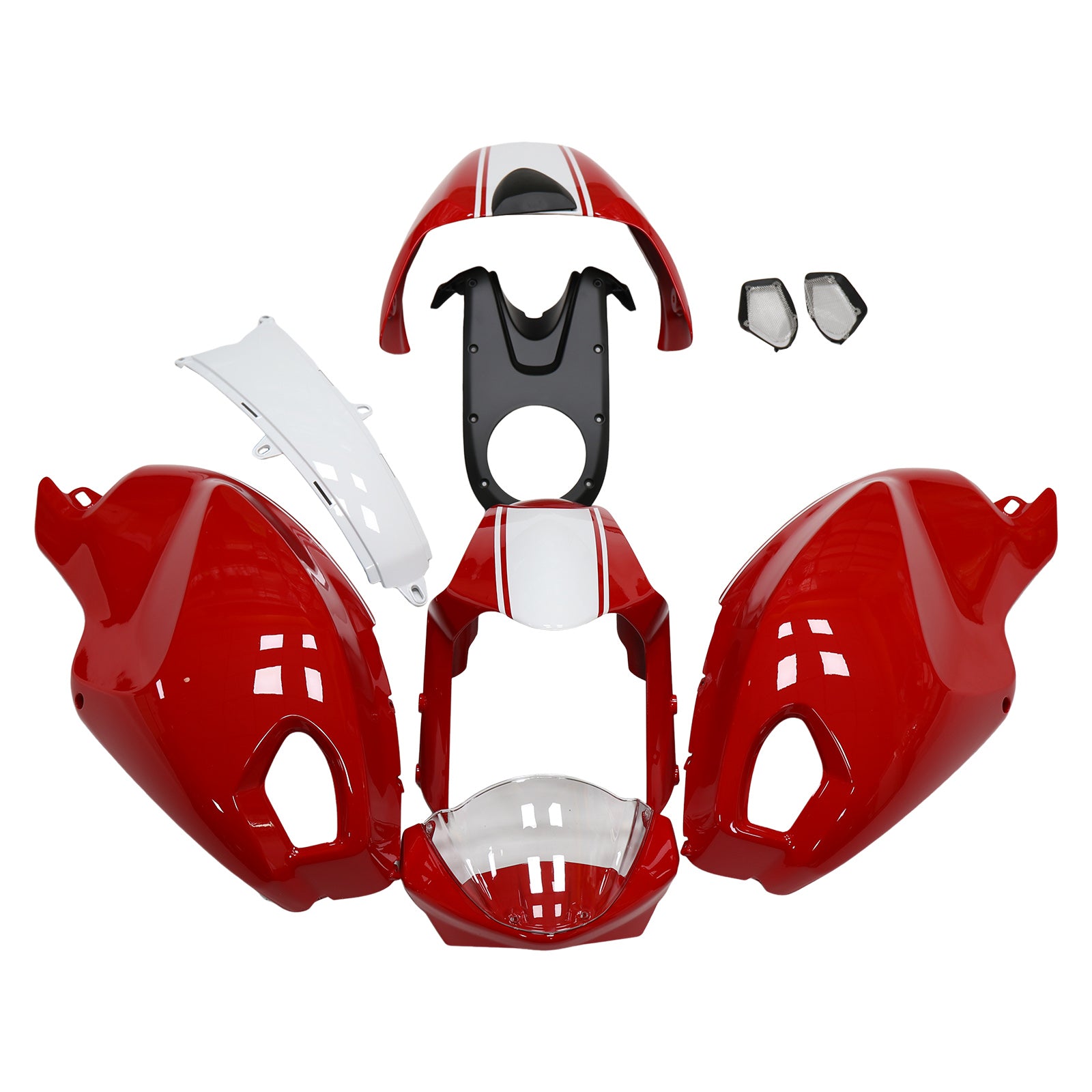 Injection Fairing Kit Bodywork For Ducati Monster 696 796 1100 S EVO of all years