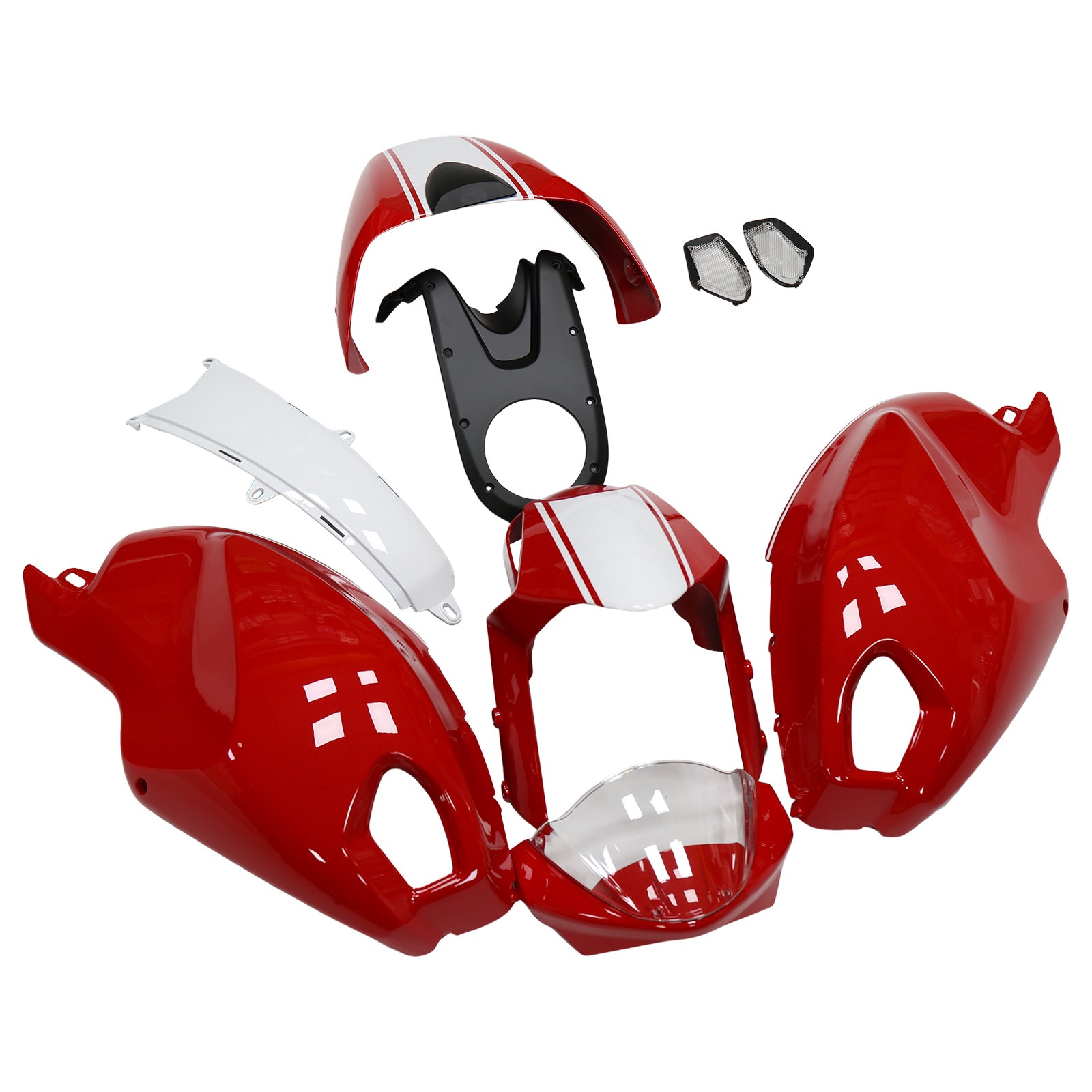 Injection Fairing Kit Bodywork For Ducati Monster 696 796 1100 S EVO of all years