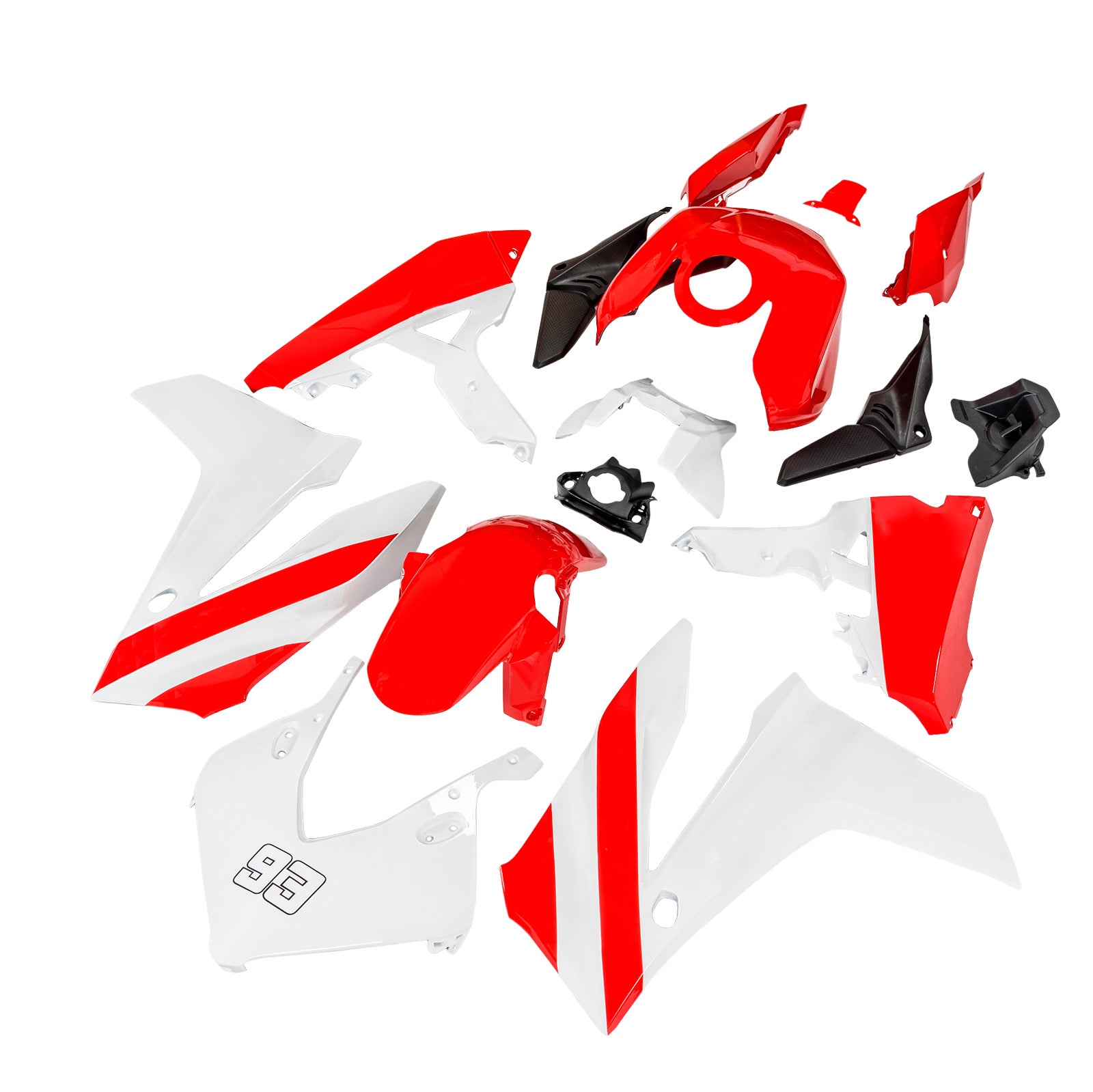 Injection ABS Plastic Bodywork Fairing Kit for Honda CBR650R 2024-2025 02#