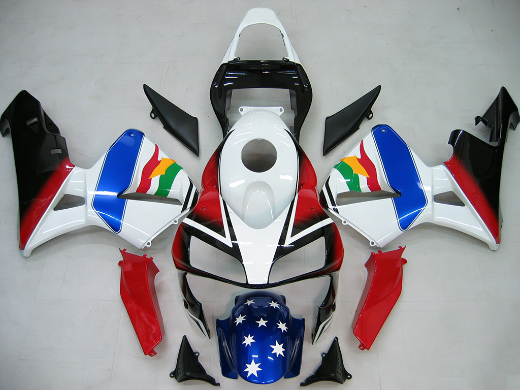 페어링 2003-2004 혼다 CBR 600 RR 멀티 컬러 유로벳 제네릭