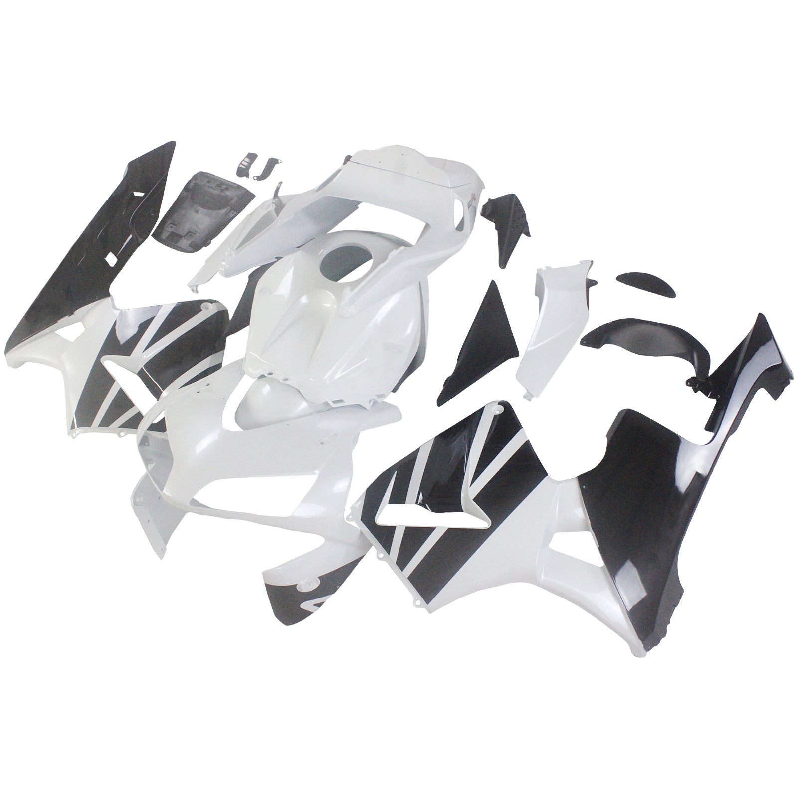 Fairings 2003-2004 Honda CBR 600 RR White & Black Honda  Generic