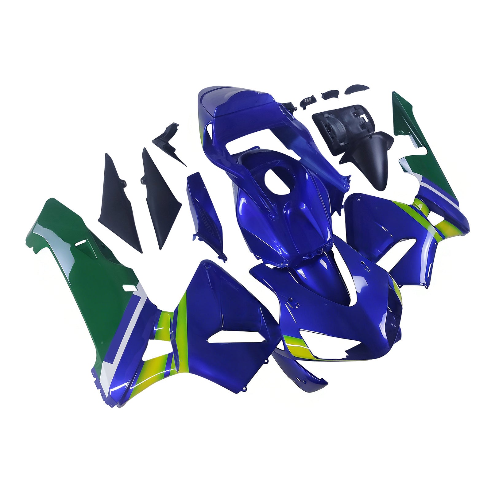 Fairings 2003-2004 Honda CBR 600 RR Blue & Green Movistar  Generic