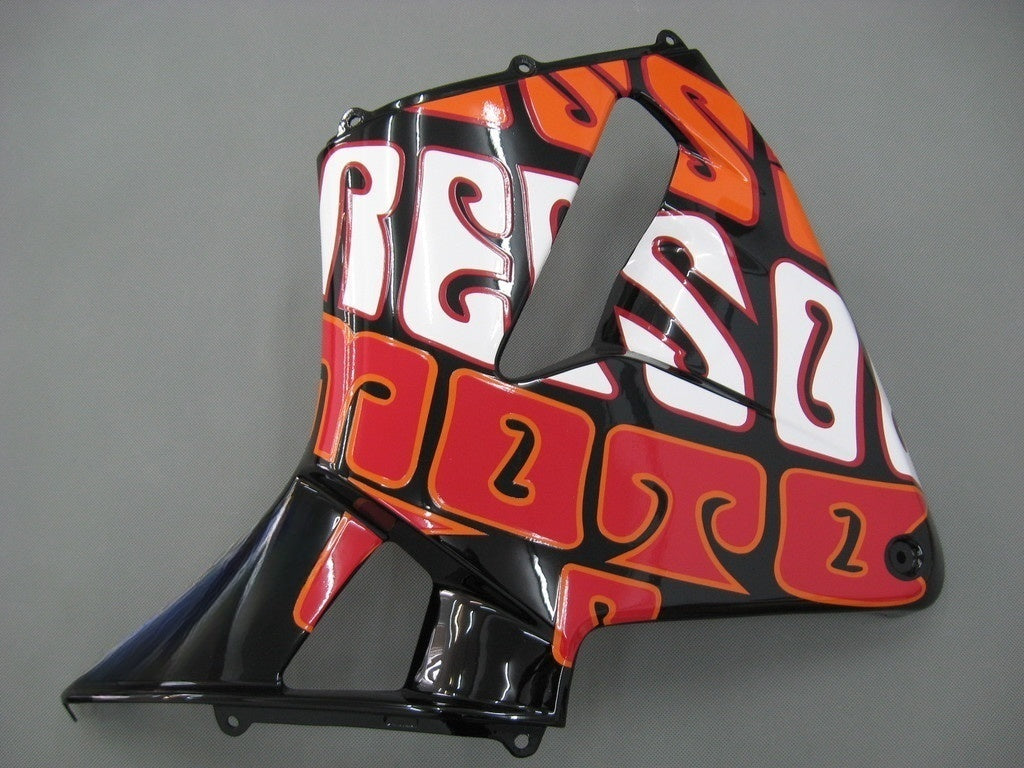페어링 2003-2004 혼다 CBR 600 RR 옐로우 블랙 발렌티노 로시 레프솔 모토 제네릭
