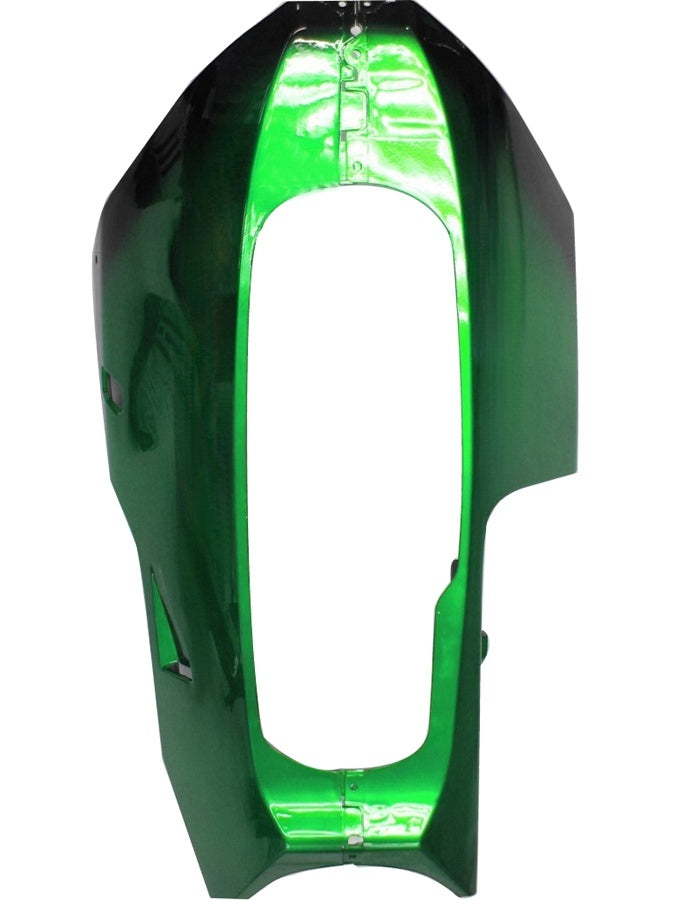 Fairings 2003-2004 Honda CBR 600 RR Black & Green Flame Generic