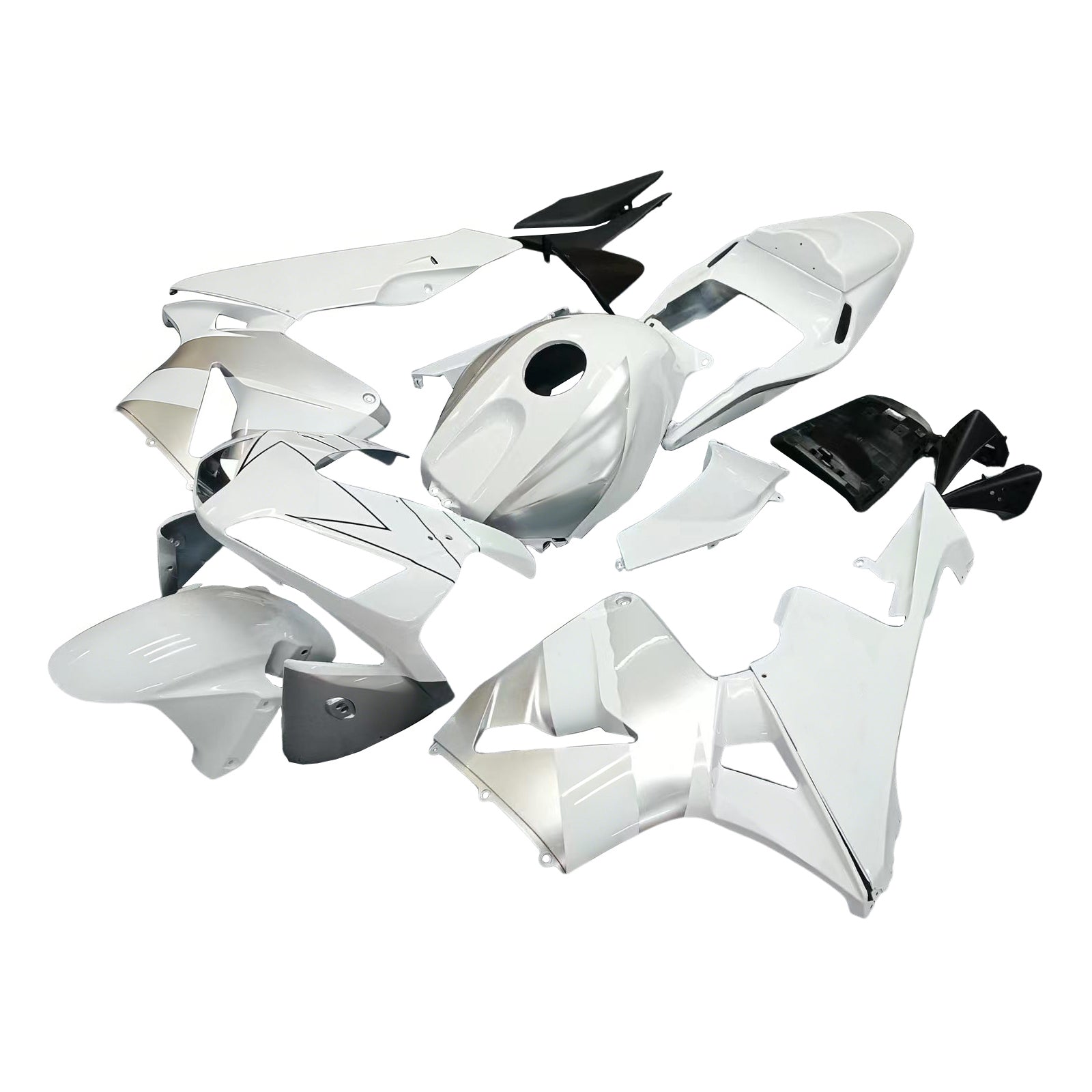 Fairings 2003-2004 Honda CBR 600 RR White & Silver Repsol  Generic