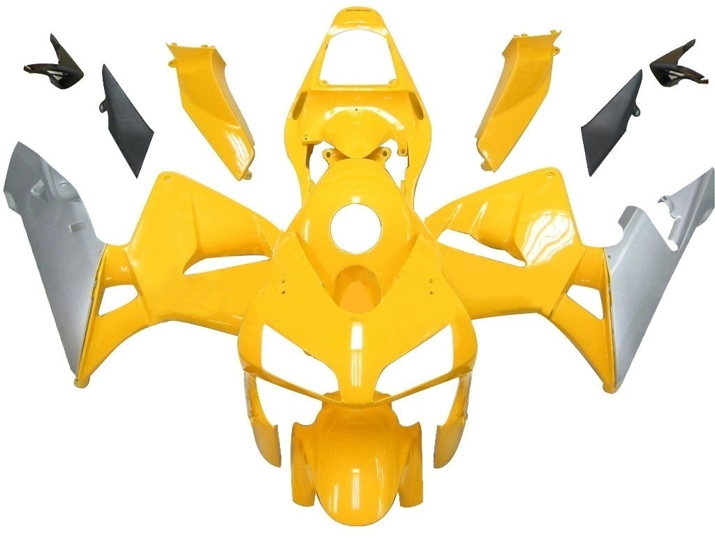 Fairings 2003-2004 Honda CBR 600 RR Yellow & Silver CBR Generic