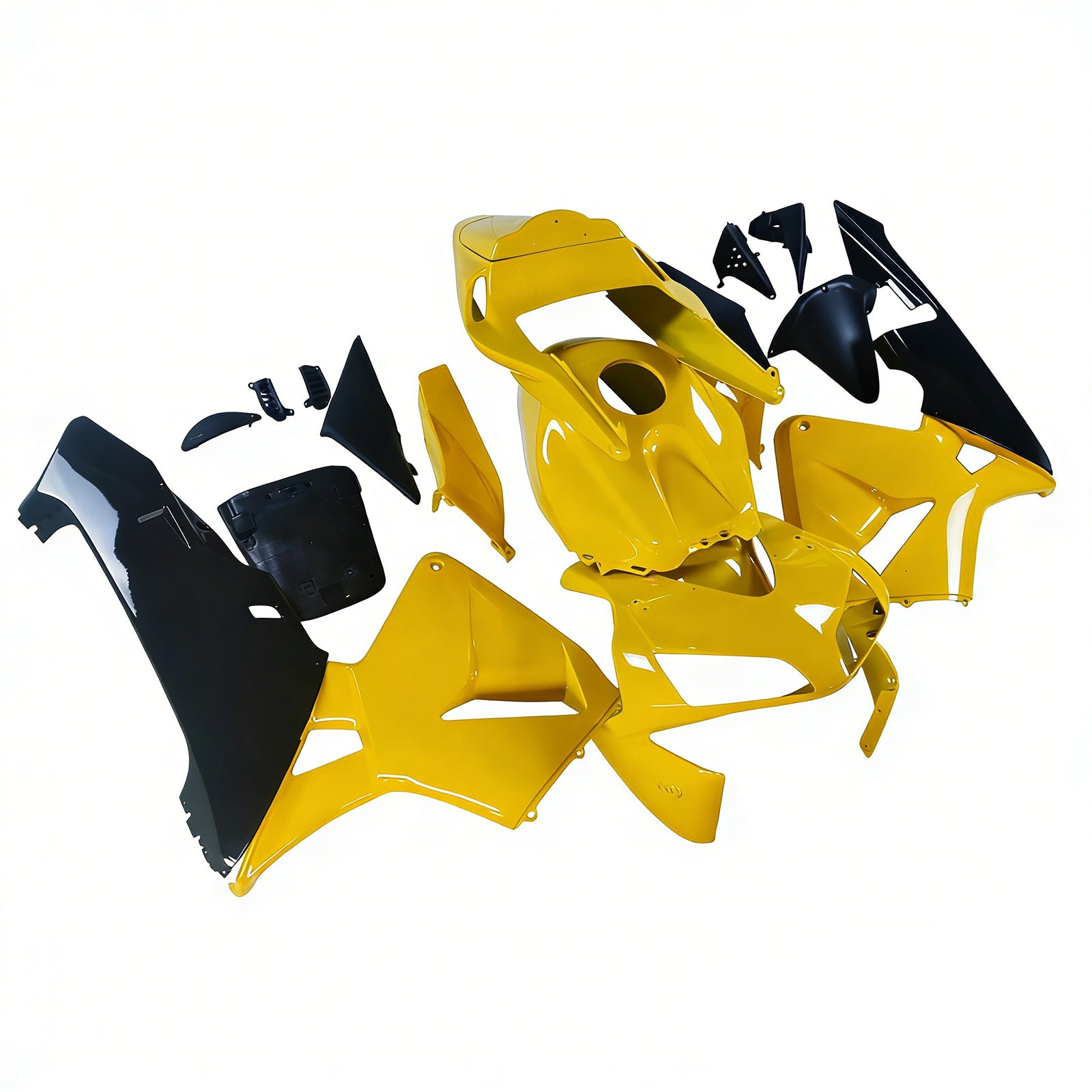 Fairings 2003-2004 Honda CBR 600 RR Yellow & Black Honda  Generic