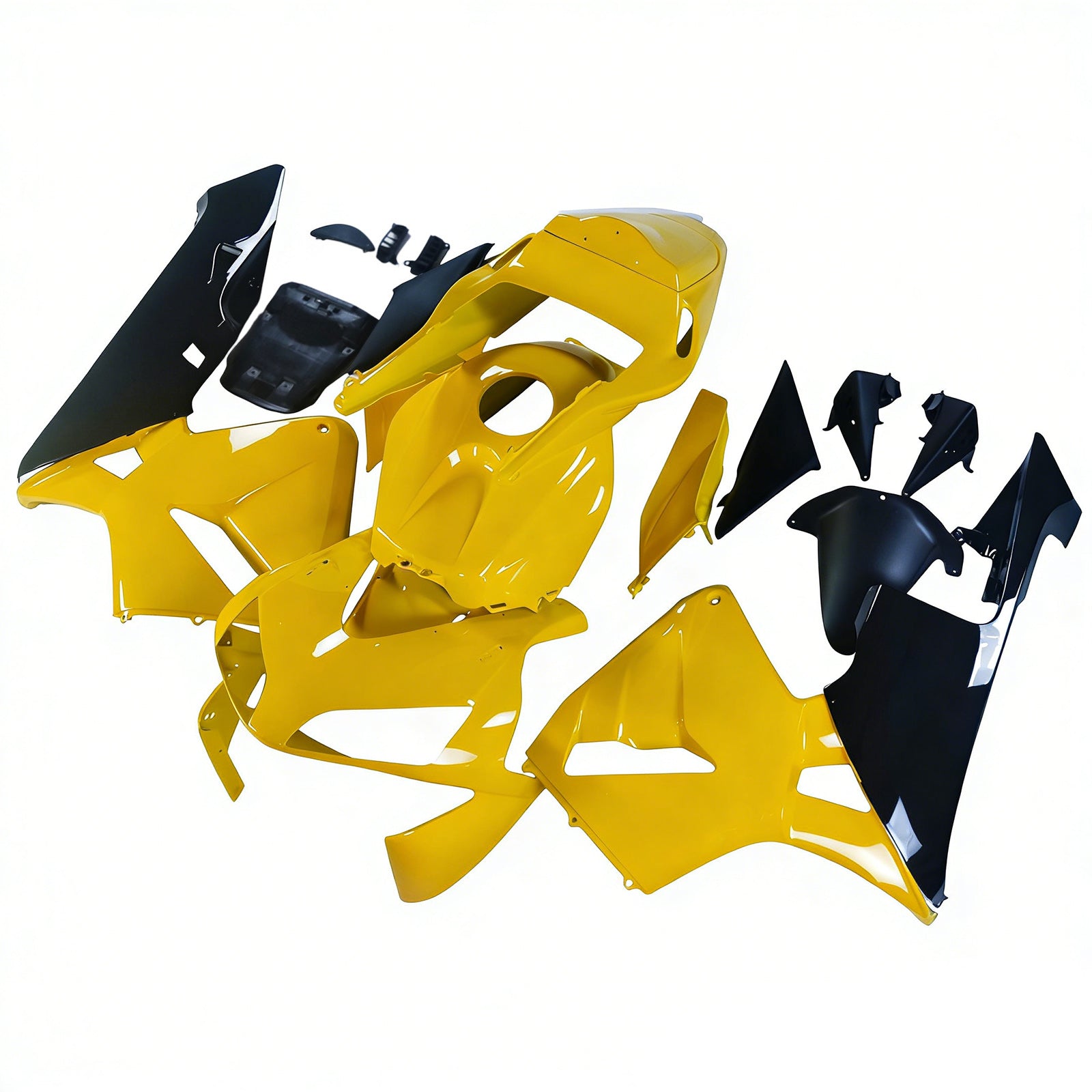 Fairings 2003-2004 Honda CBR 600 RR Yellow & Black Honda  Generic