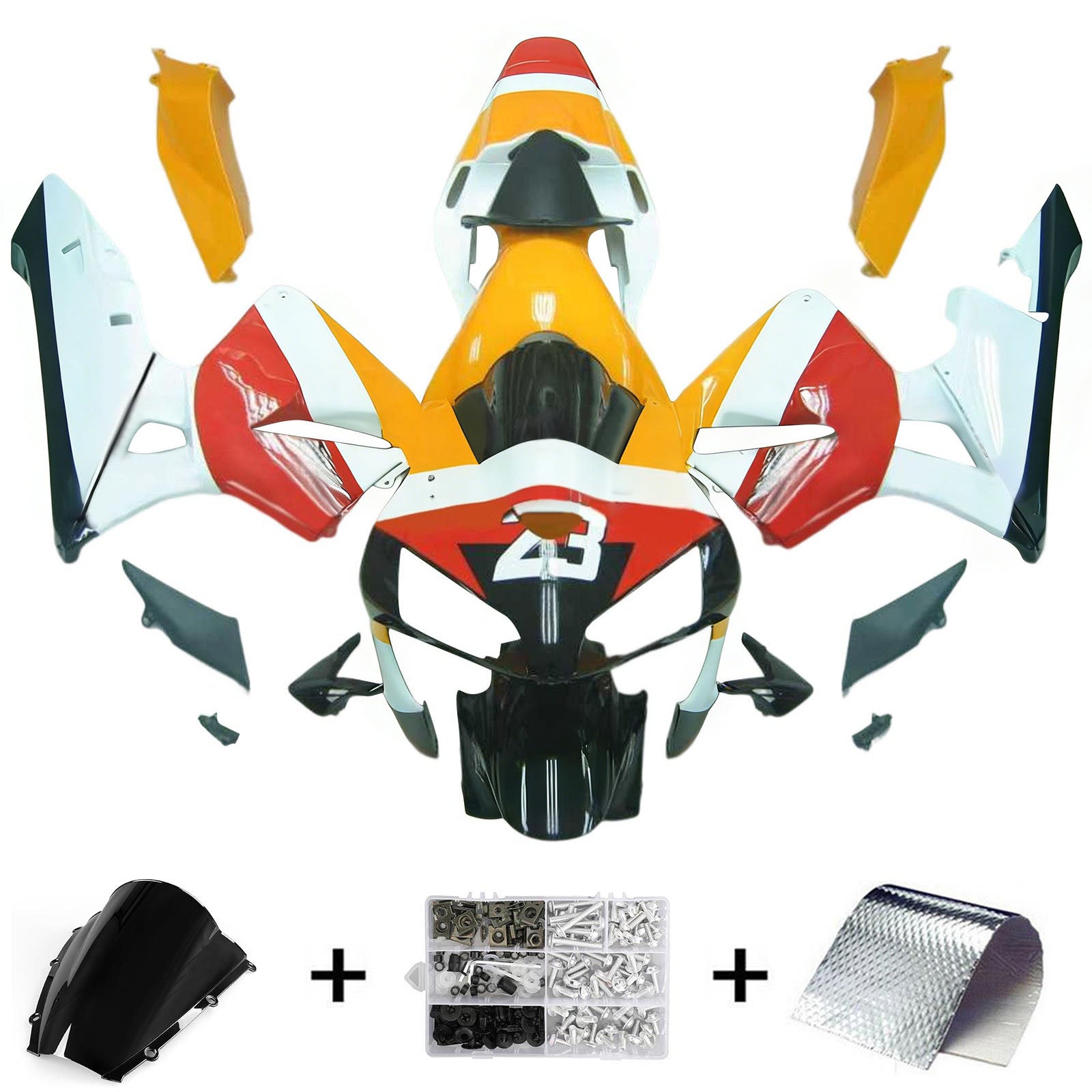 Honda CBR600RR 2003-2004 F5 Fairing Kit Bodywork Plastic ABS