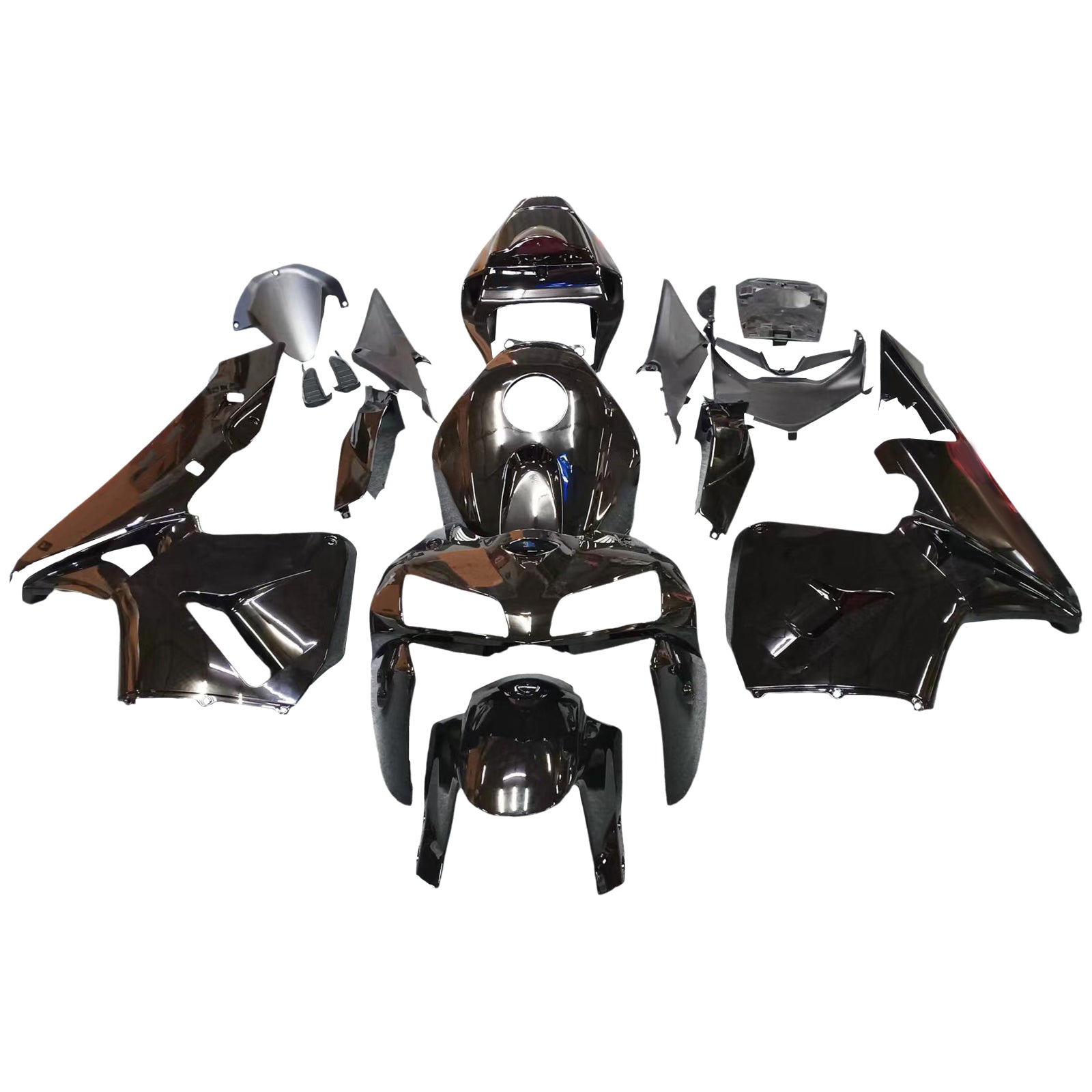 Fairings 2005-2006 Honda CBR 600 RR Black Honda Generic