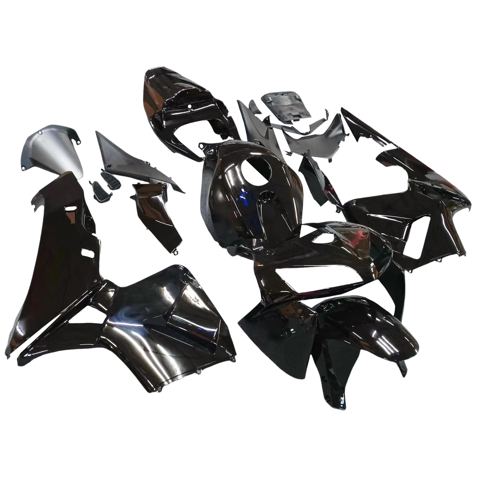 Fairings 2005-2006 Honda CBR 600 RR Black Honda Generic