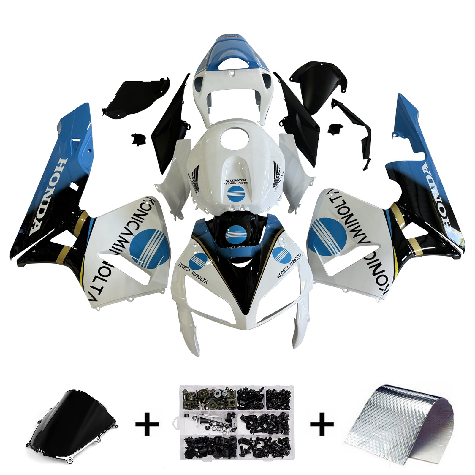 Fairings 2005-2006 Honda CBR 600 RR Konica Minolta  Generic