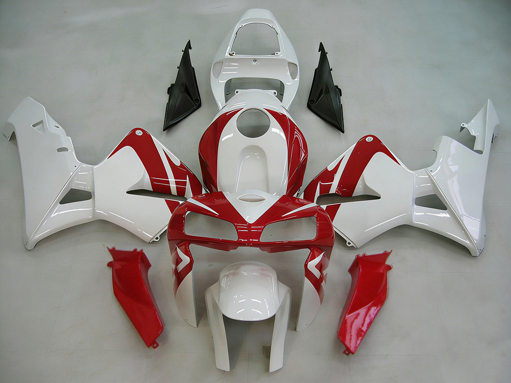 Fairings 2005-2006 Honda CBR 600 RR White & Red CBR  Generic
