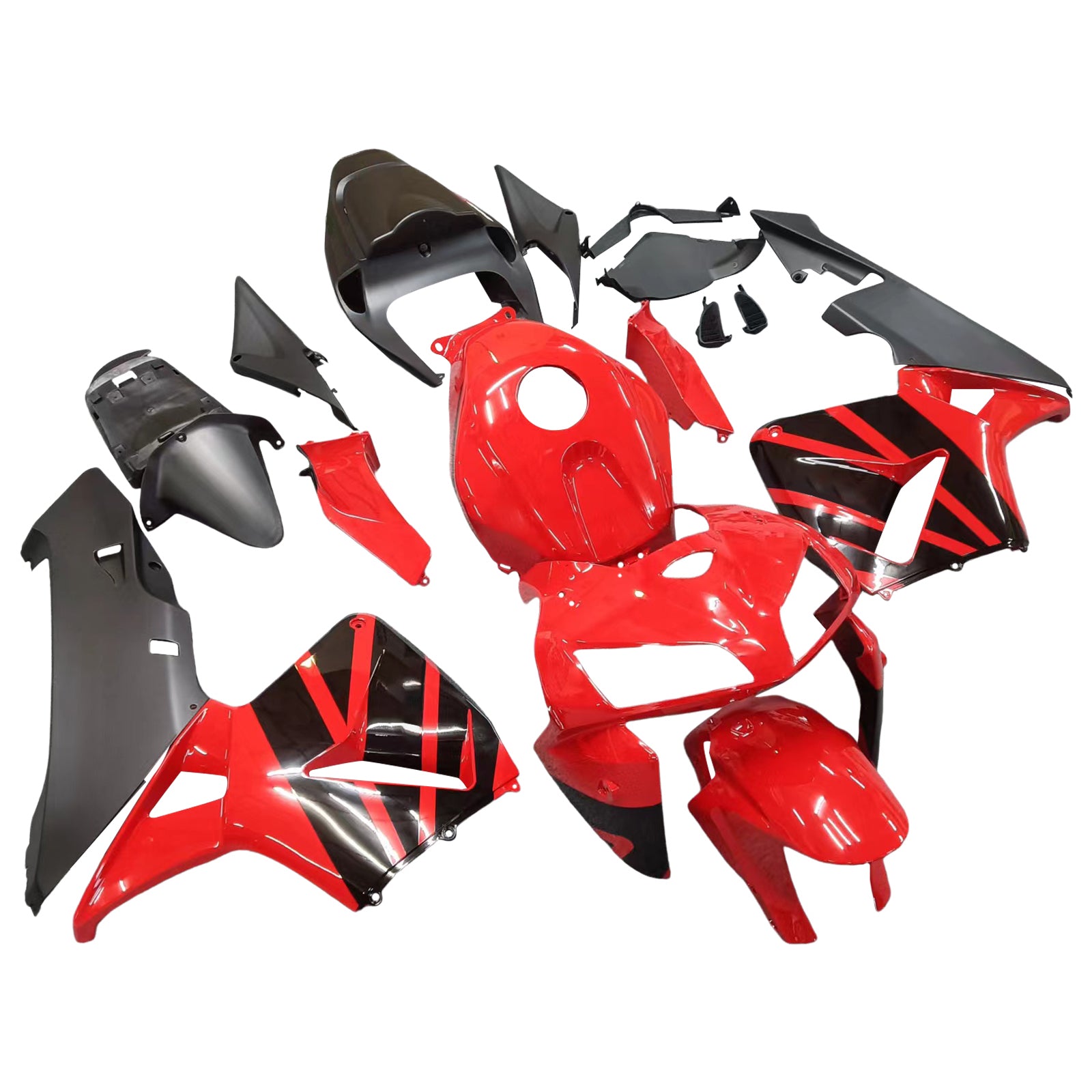 Fairings 2005-2006 Honda CBR600 RR Red & Black CBR  Generic
