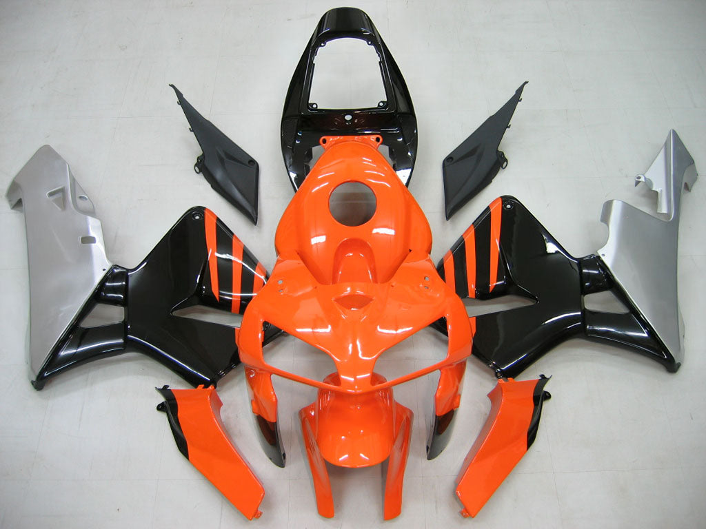 Carenados 2005-2006 Honda CBR 600 RR Naranja y Negro CBR Honda Generic