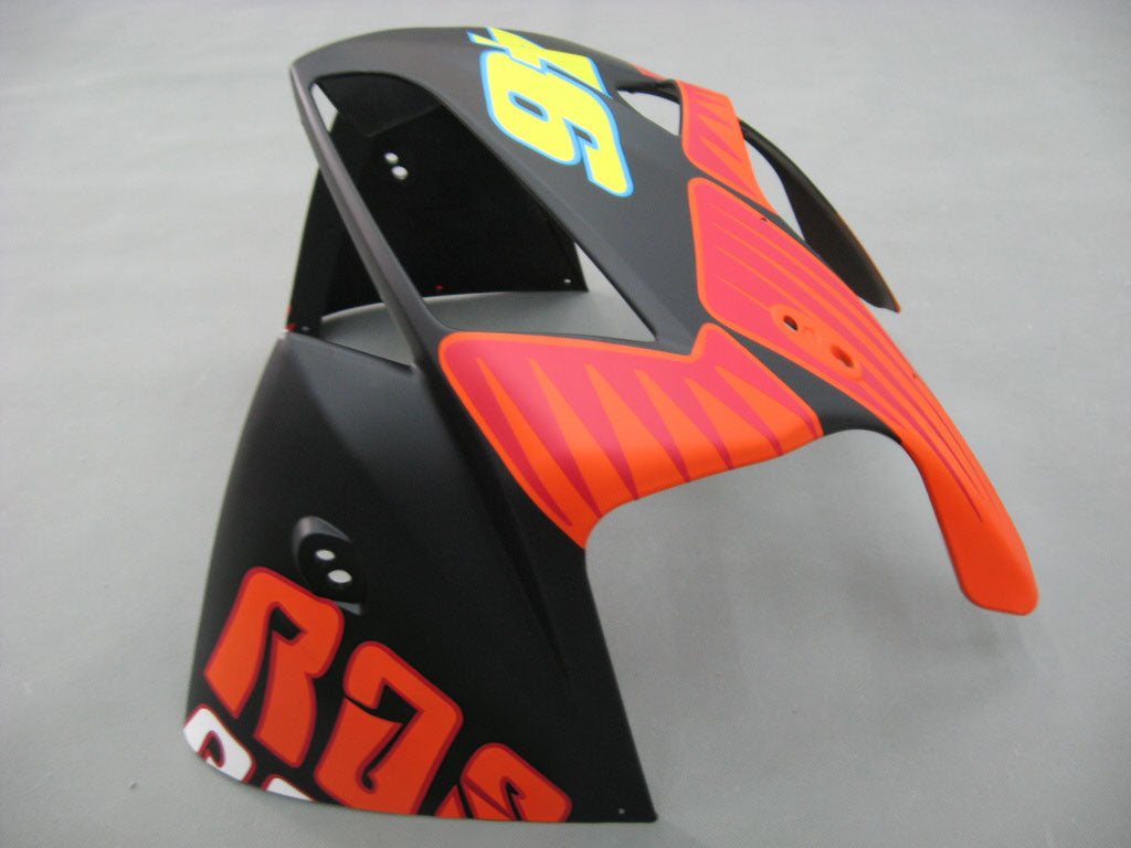 Fairings 2005-2006 Honda CBR 600 RR Black Matte Valentino Rossi Generic