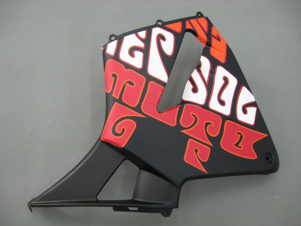 Fairings 2005-2006 Honda CBR 600 RR Black Matte Valentino Rossi Generic