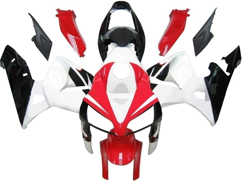 Fairings 2005-2006 Honda CBR 600 RR Red White Black CBR Generic