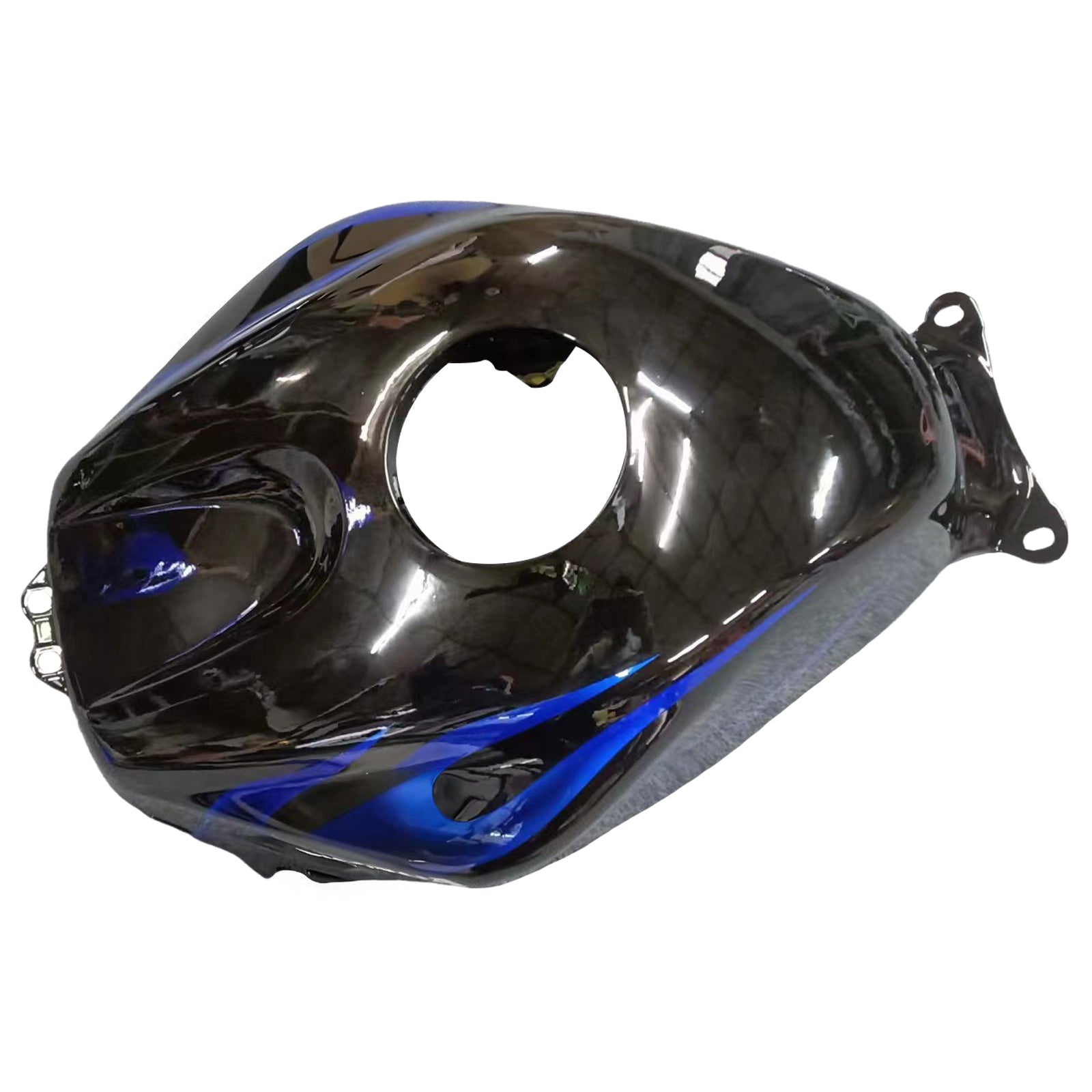 Fairings 2005-2006 Honda CBR 600 RR Black & Blue Flame Generic